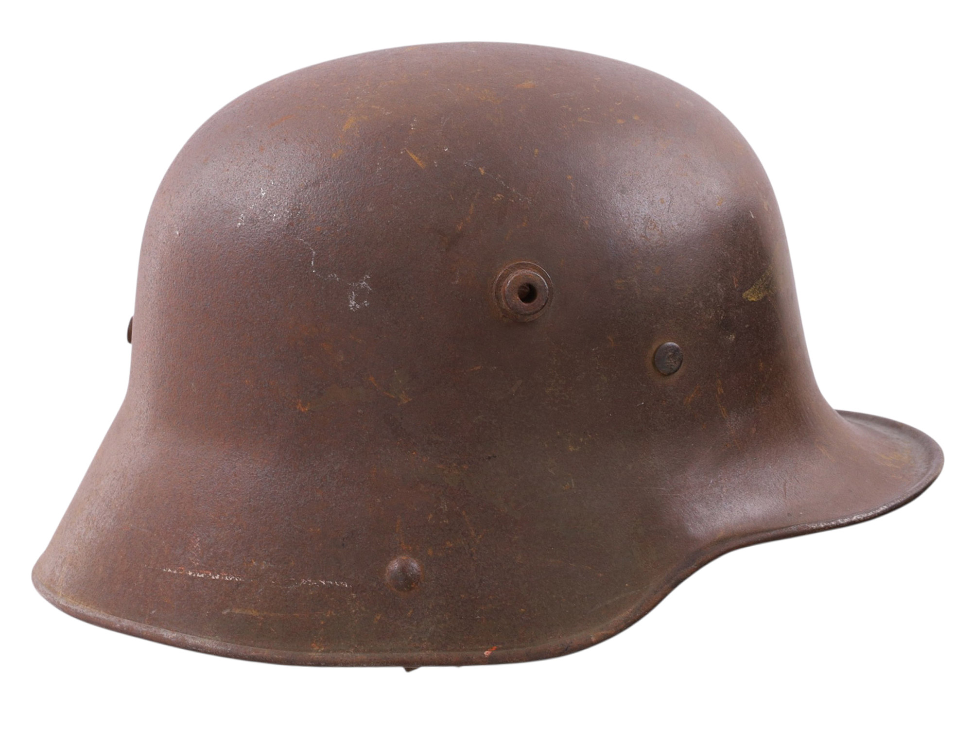 A GERMAN M18 SINGLE-DECAL HEER STEEL HELMET, WORLD WAR II