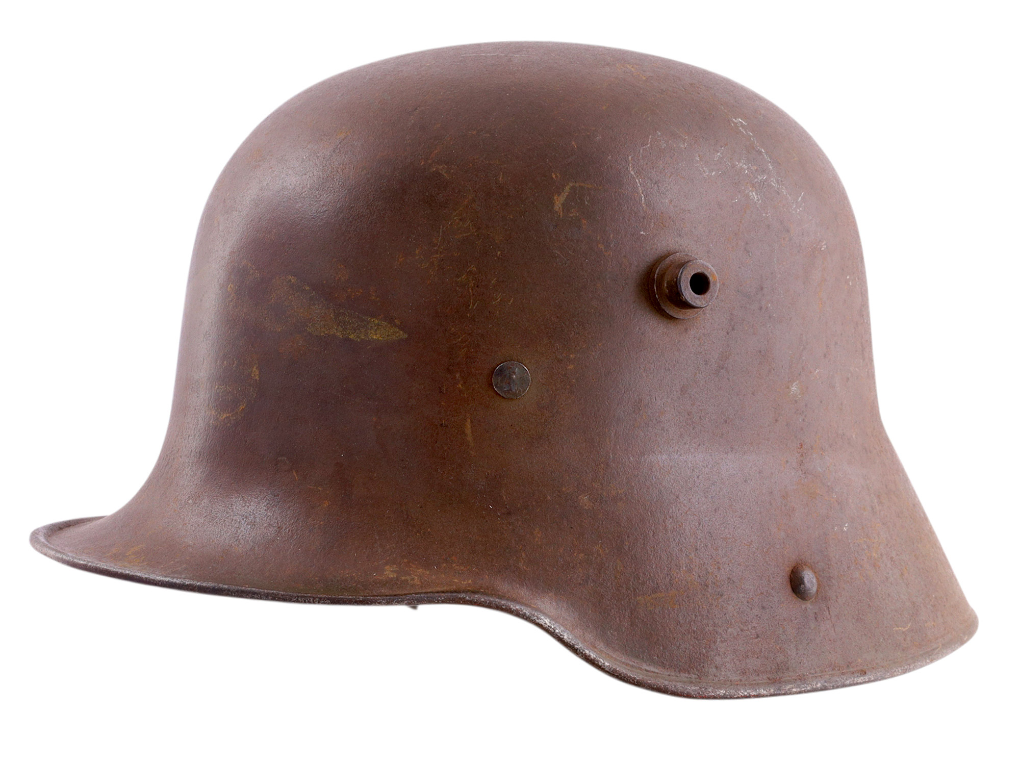 A GERMAN M18 SINGLE-DECAL HEER STEEL HELMET, WORLD WAR II