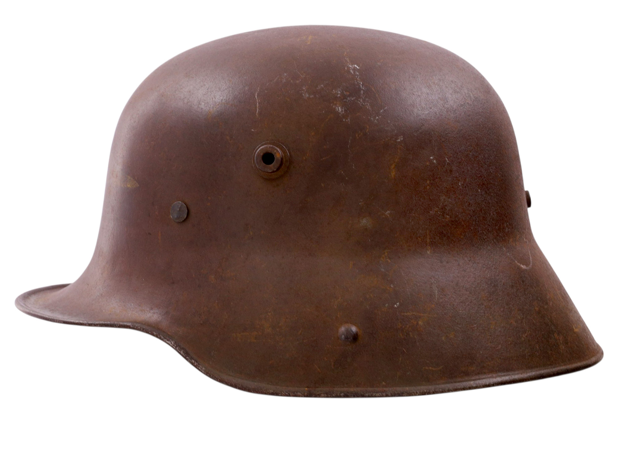 A GERMAN M18 SINGLE-DECAL HEER STEEL HELMET, WORLD WAR II