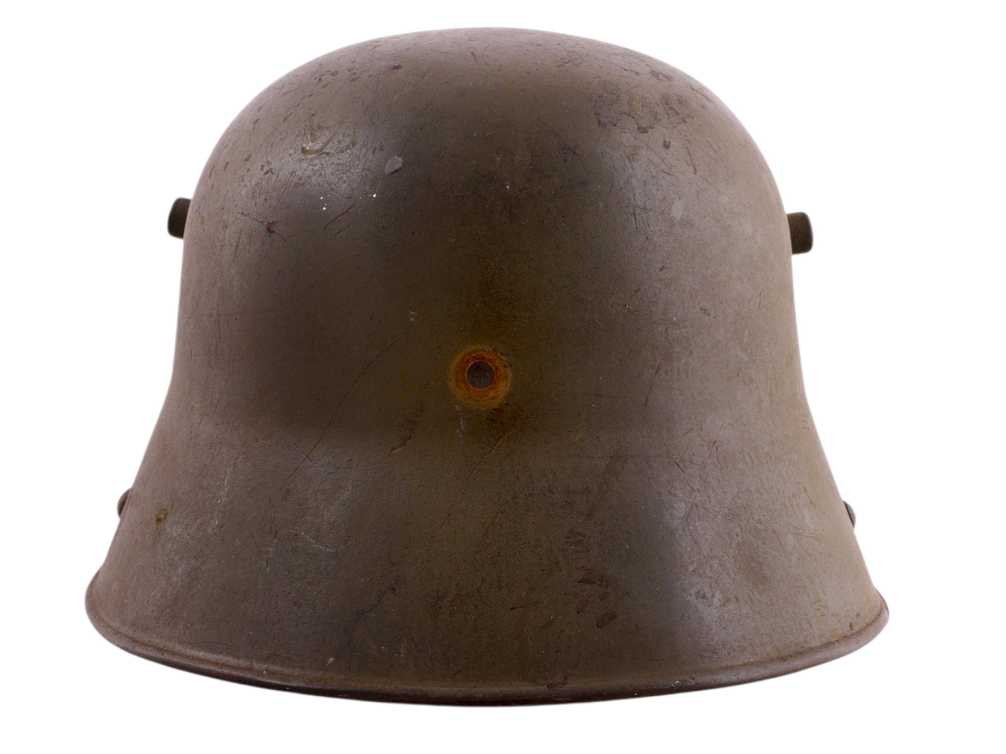 A GERMAN M35 WEHRMACHT STEEL HELMET WITH HEER DECALS, WORLD WAR II