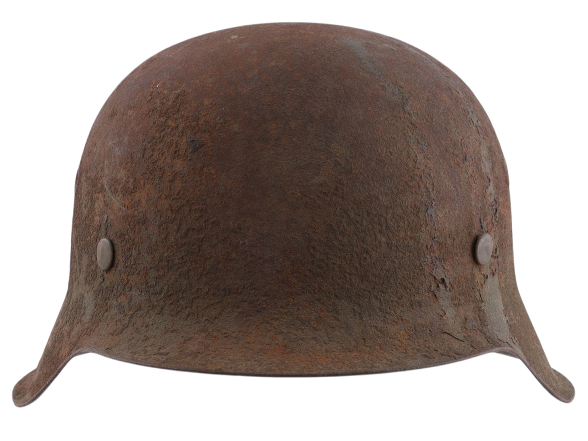 A GERMAN M42 STEEL COMBAT HELMET, THIRD REICH PERIOD, CIRCA 1940S