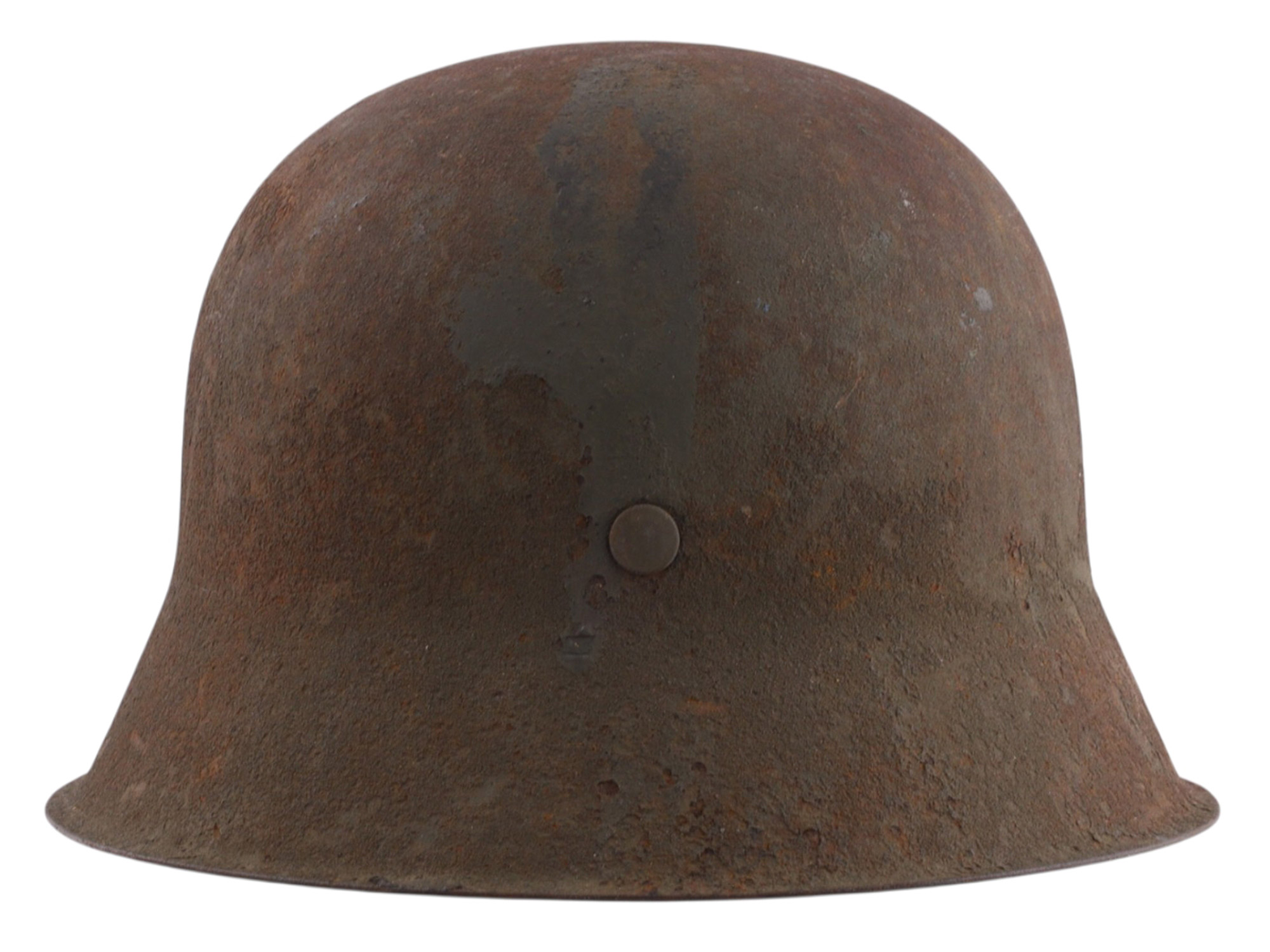 A GERMAN M42 STEEL COMBAT HELMET, THIRD REICH PERIOD, CIRCA 1940S
