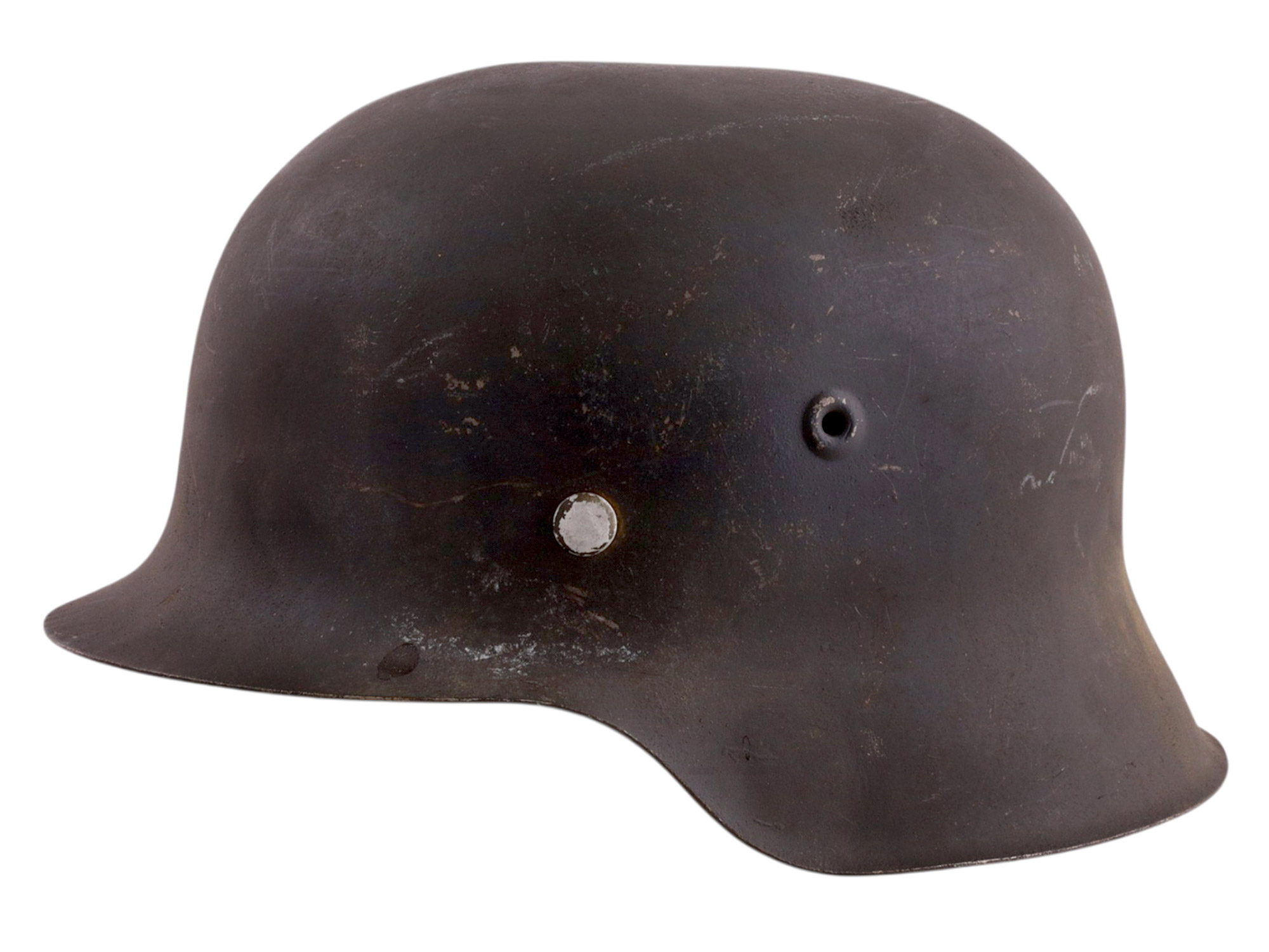 A GERMAN M42 STEEL COMBAT HELMET, WORLD WAR II