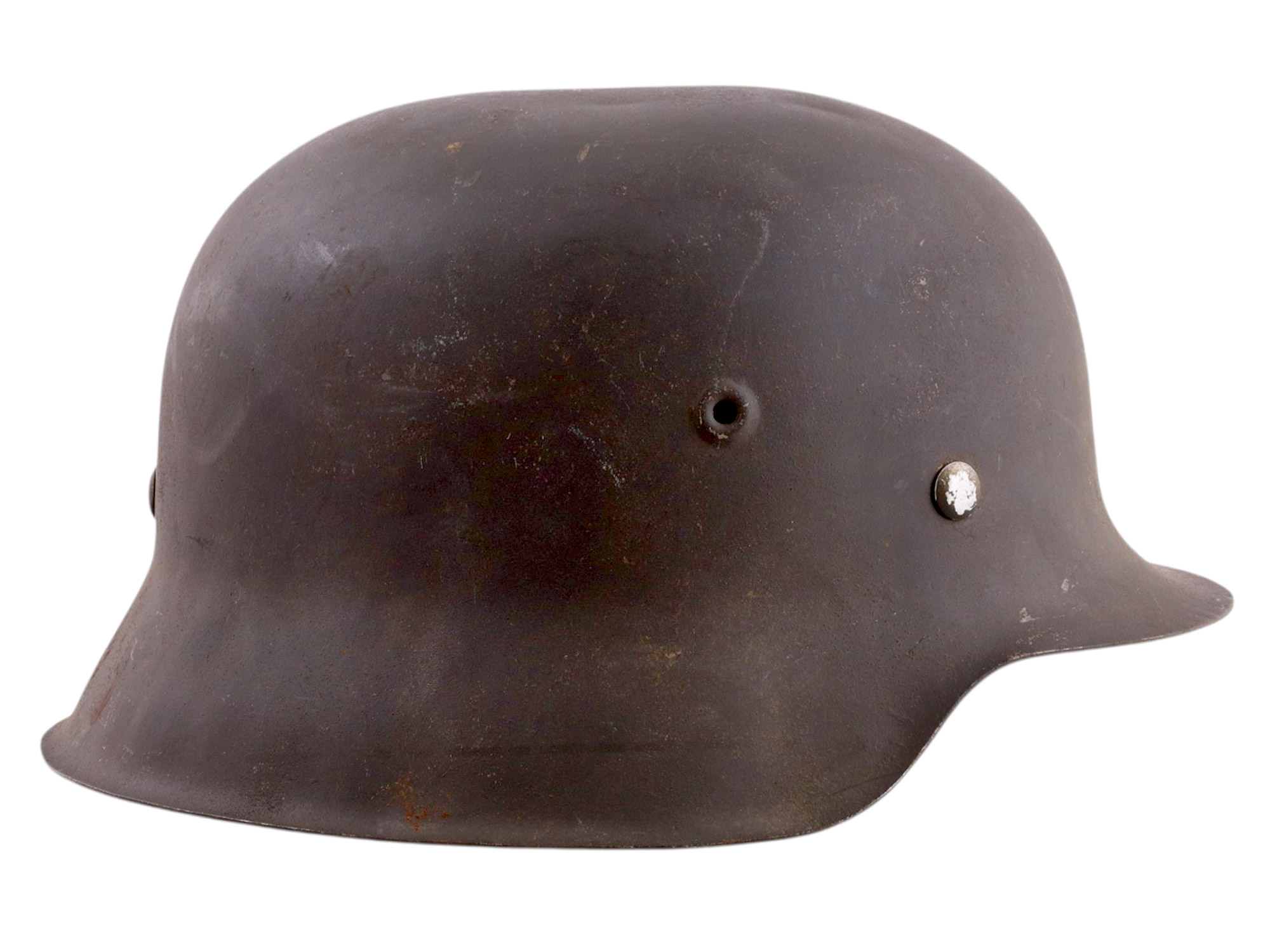 A GERMAN M42 STEEL COMBAT HELMET, WORLD WAR II