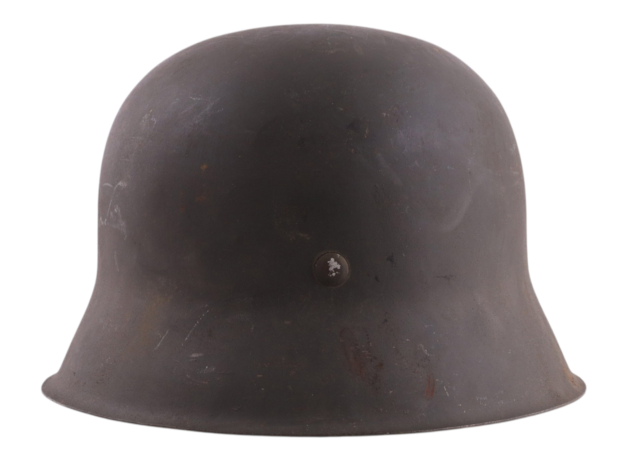 A GERMAN M42 STEEL COMBAT HELMET, WORLD WAR II
