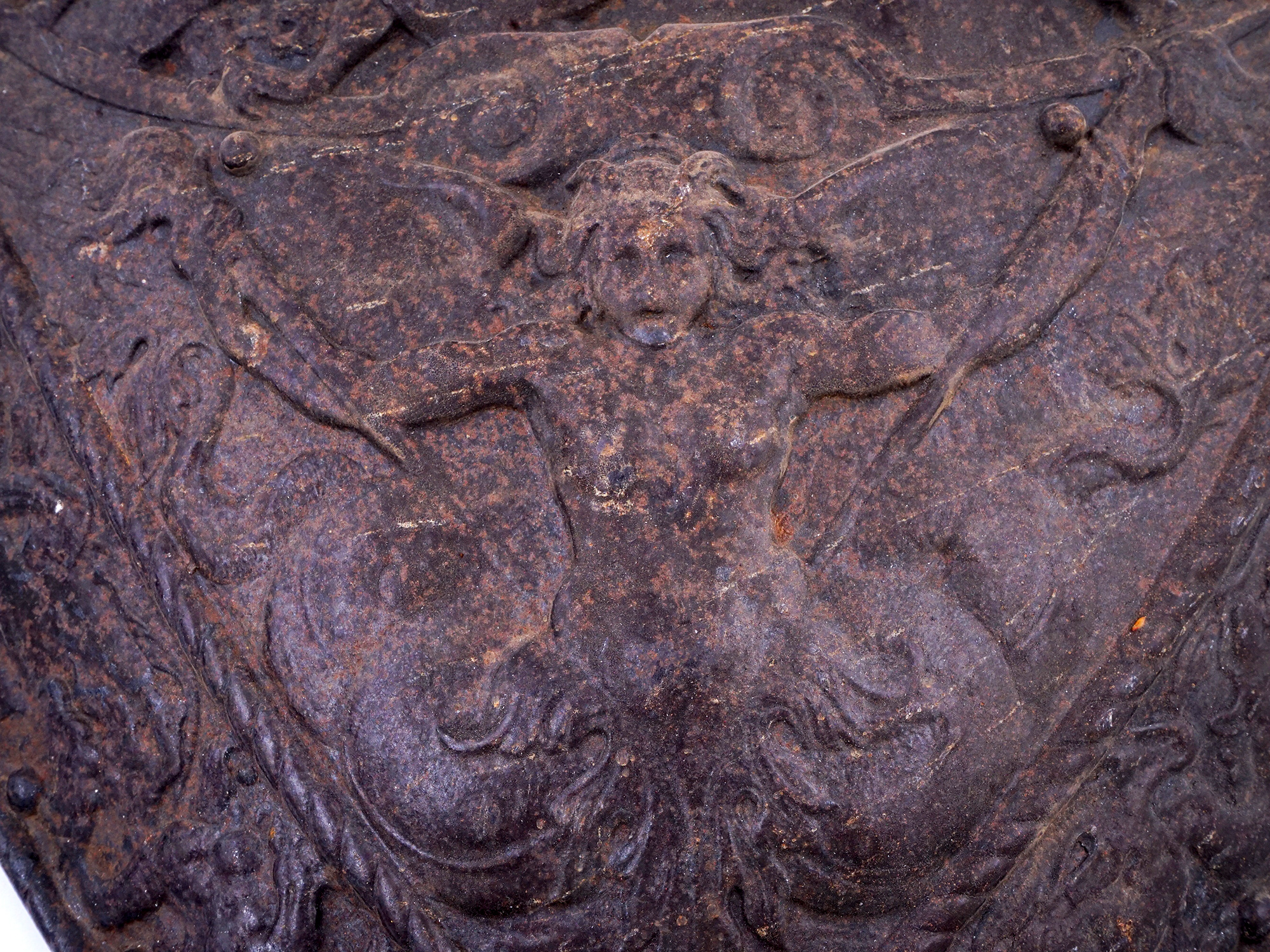 A RENAISSANCE-STYLE HENRY II CAST-BRONZE SHIELD, 19TH CENTURY