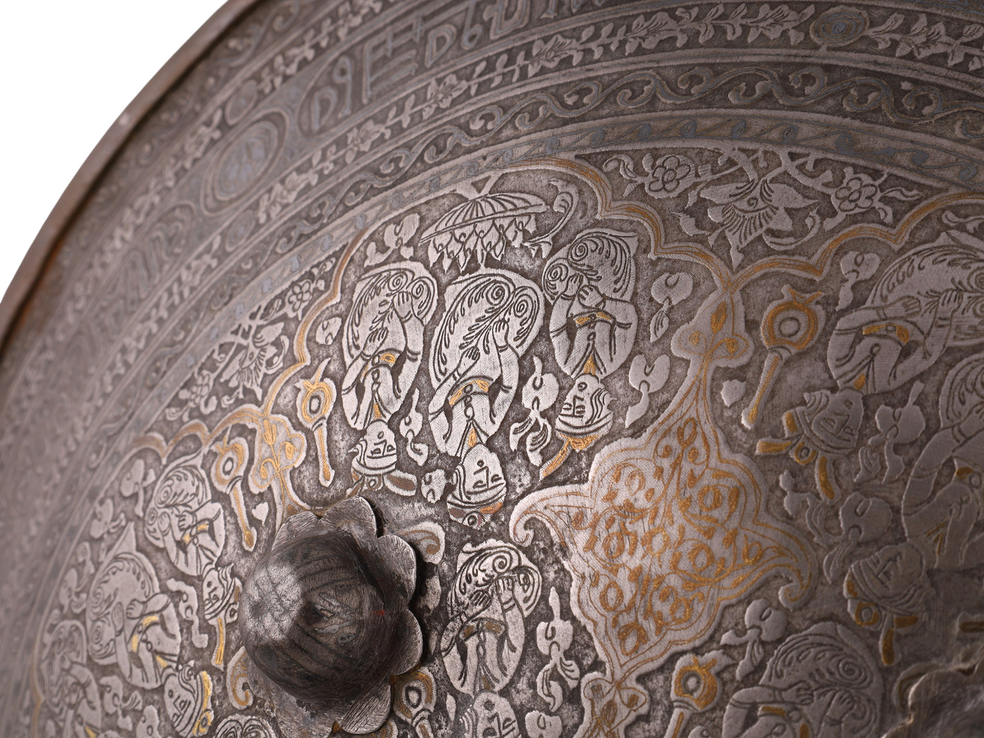 AN INDO-PERSIAN CEREMONIAL DHAL SHIELD, 19TH CENTURY