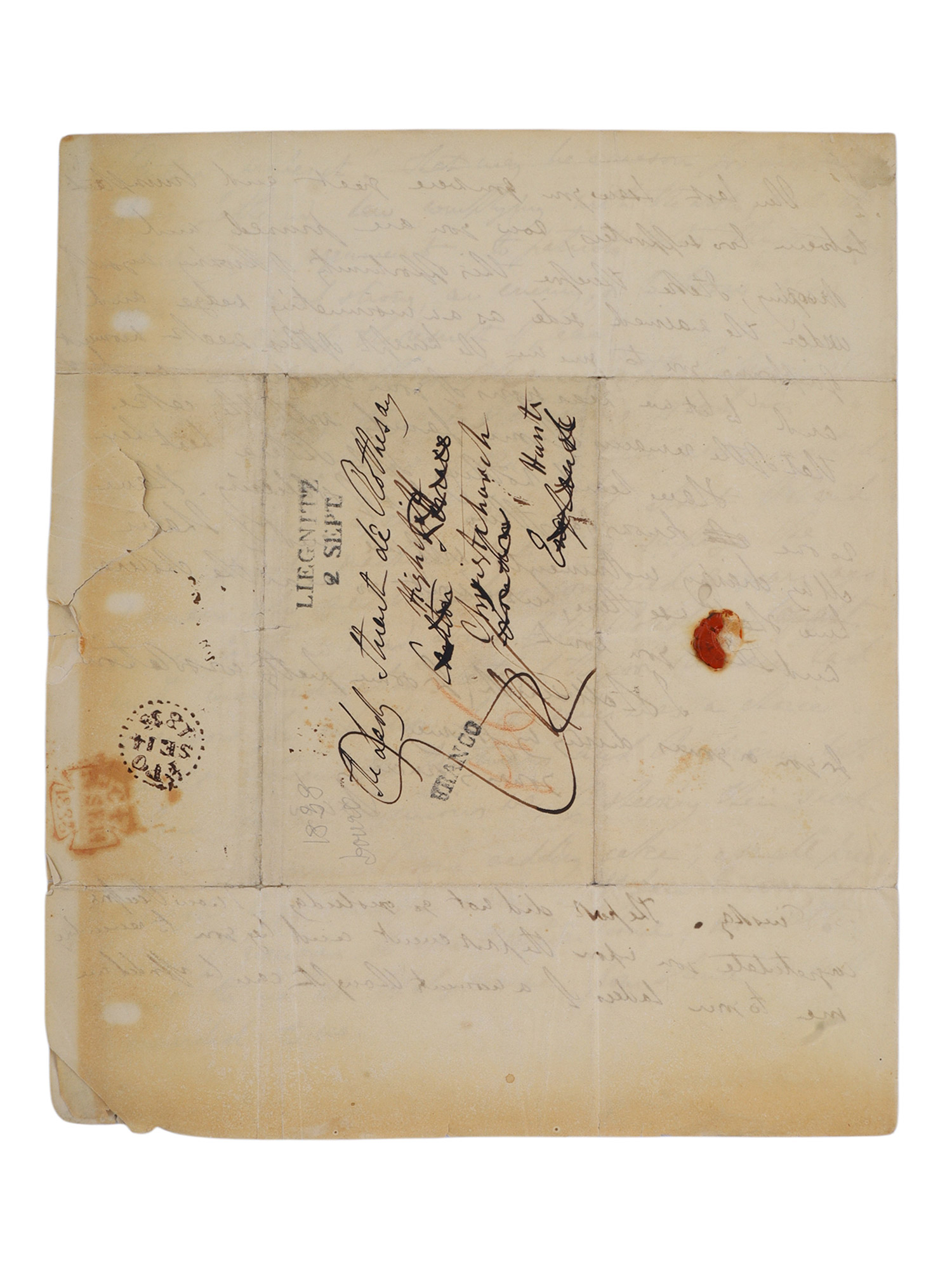 2 LETTERS, 2ND DUKE OF WELLINGTON ARTHUR WELLESLEY ALS, RUSSIA, POLAND, PRUSSIA MILITARY, LADY STUART DE ROTHESAY