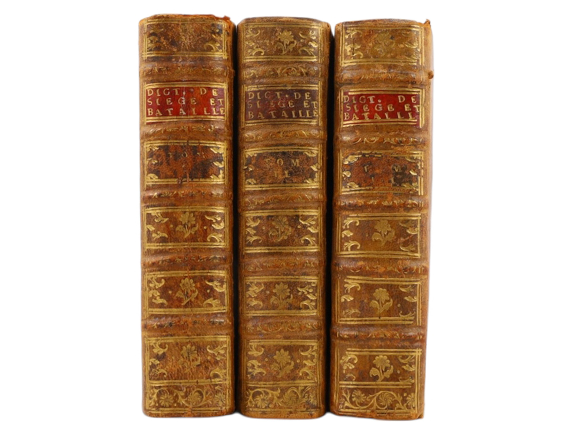 1771 DICTIONNAIRE HISTORIQUE DES SIÈGES ET BATAILLES, JEAN-FRANCOIS DE LA CROIX (1753-1794)
