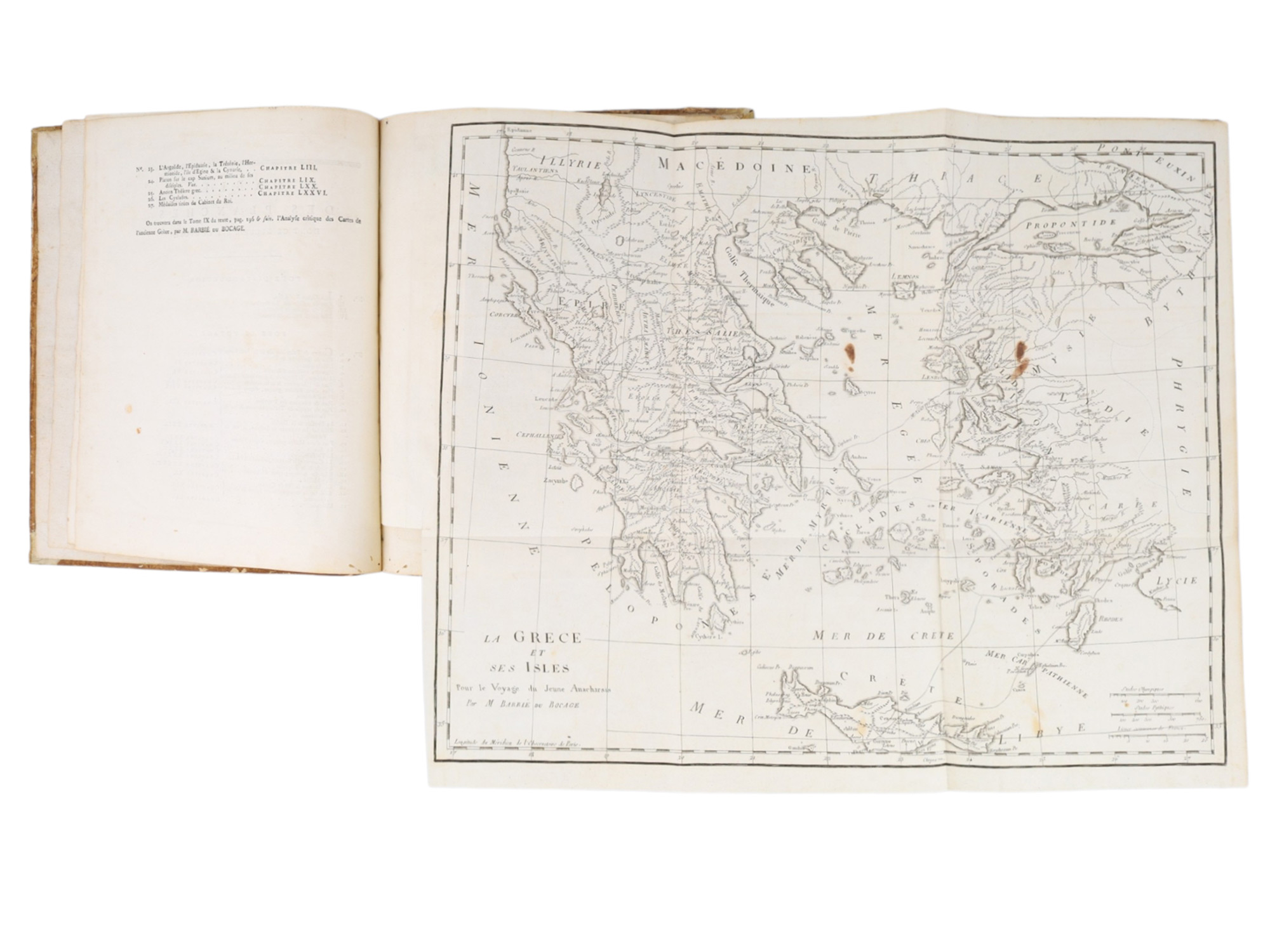 1791 MAPS FOR TRAVELS OF ANACHARSIS, JEAN-JACQUES BARTHELEMY, ILLUSTRATIONS
