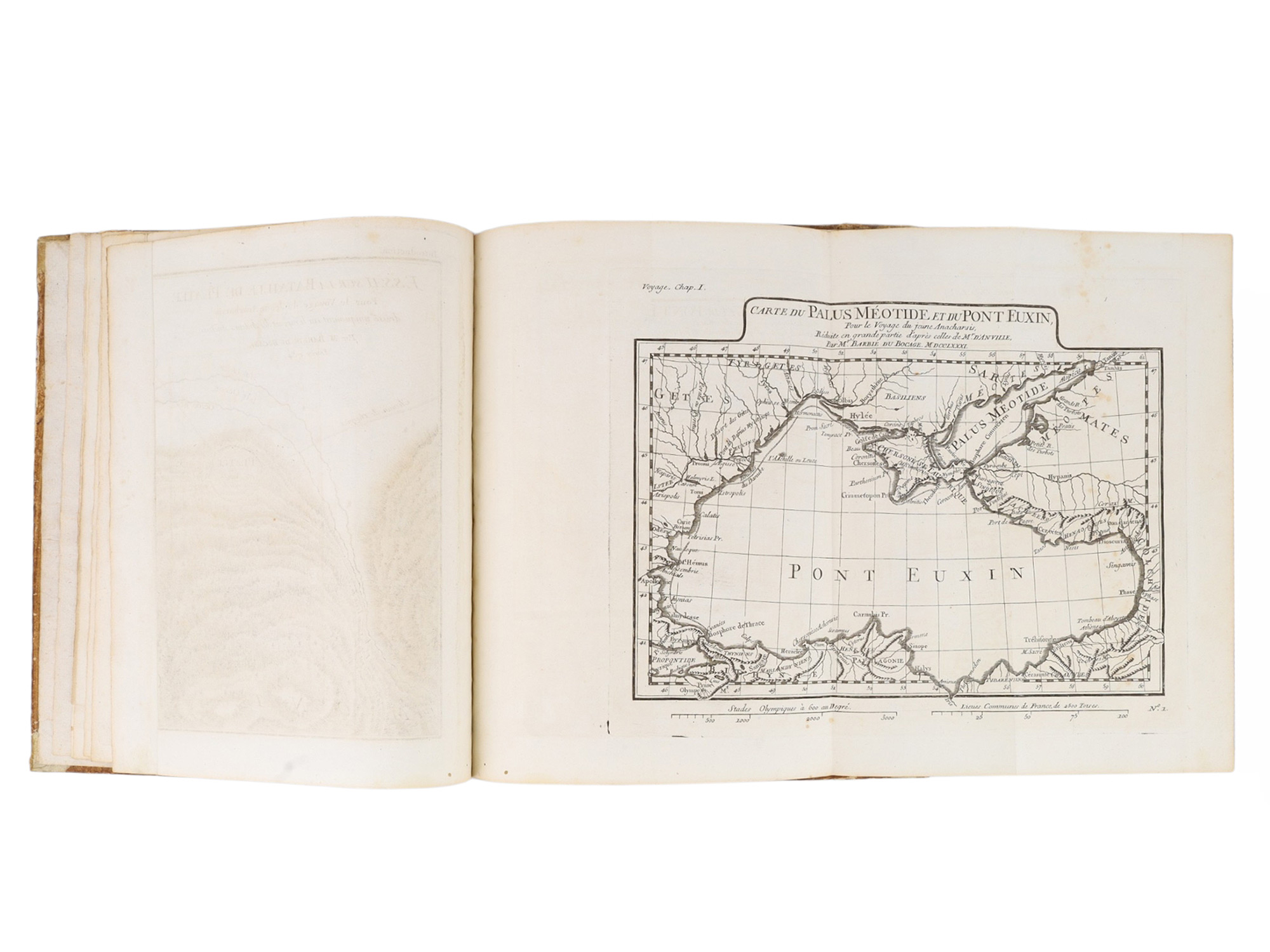 1791 MAPS FOR TRAVELS OF ANACHARSIS, JEAN-JACQUES BARTHELEMY, ILLUSTRATIONS