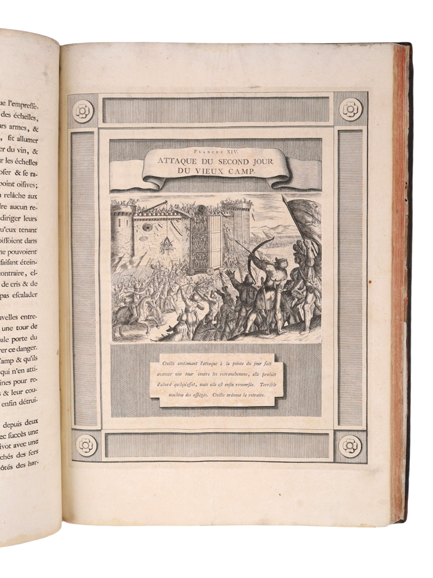 1770 SIGNED 1ST ED HISTOIRE DE LA GUERRE DES BATAVES ET DES ROMAINS, ILLUSTRATED