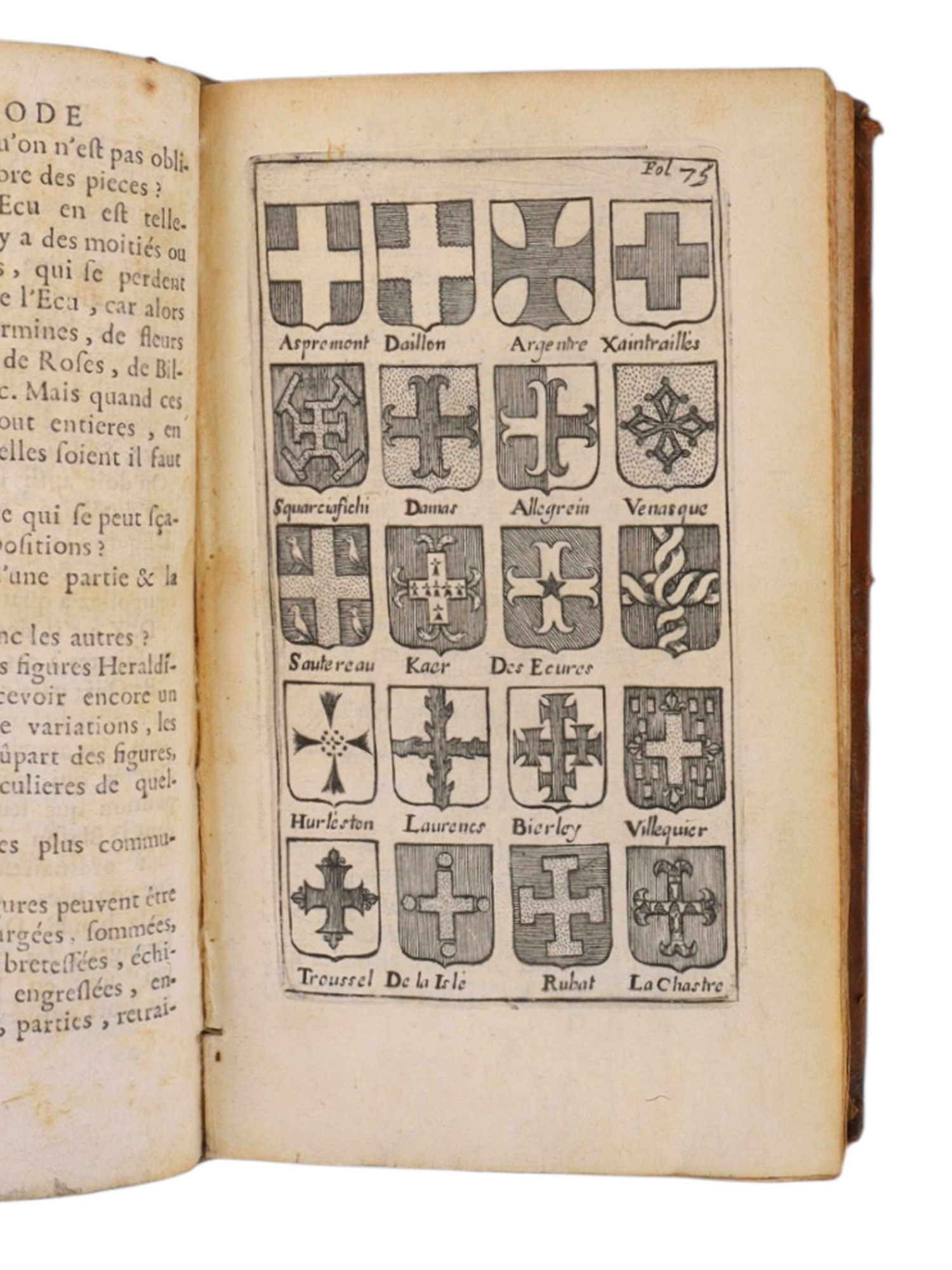 1696 LA NOUVELLE MÉTHODE RAISONNÉE DU BLASON, FIRST EDITION