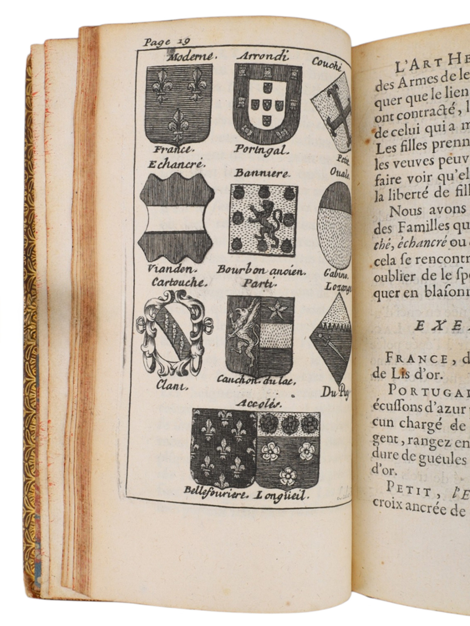 1717 L'ART HÉRALDIQUE, CONTENANT LA MANIÈRE D'APPRENDRE FACILEMENT LE BLASON