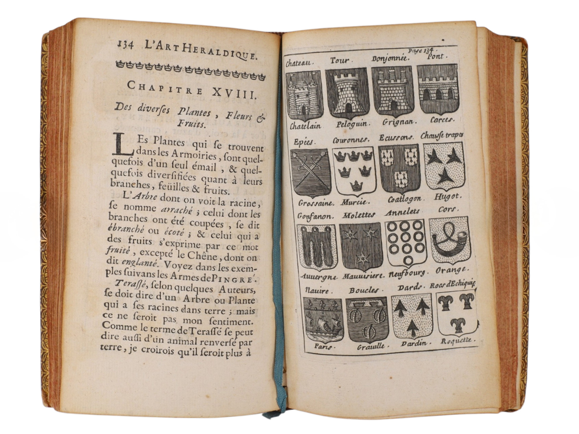 1717 L'ART HÉRALDIQUE, CONTENANT LA MANIÈRE D'APPRENDRE FACILEMENT LE BLASON