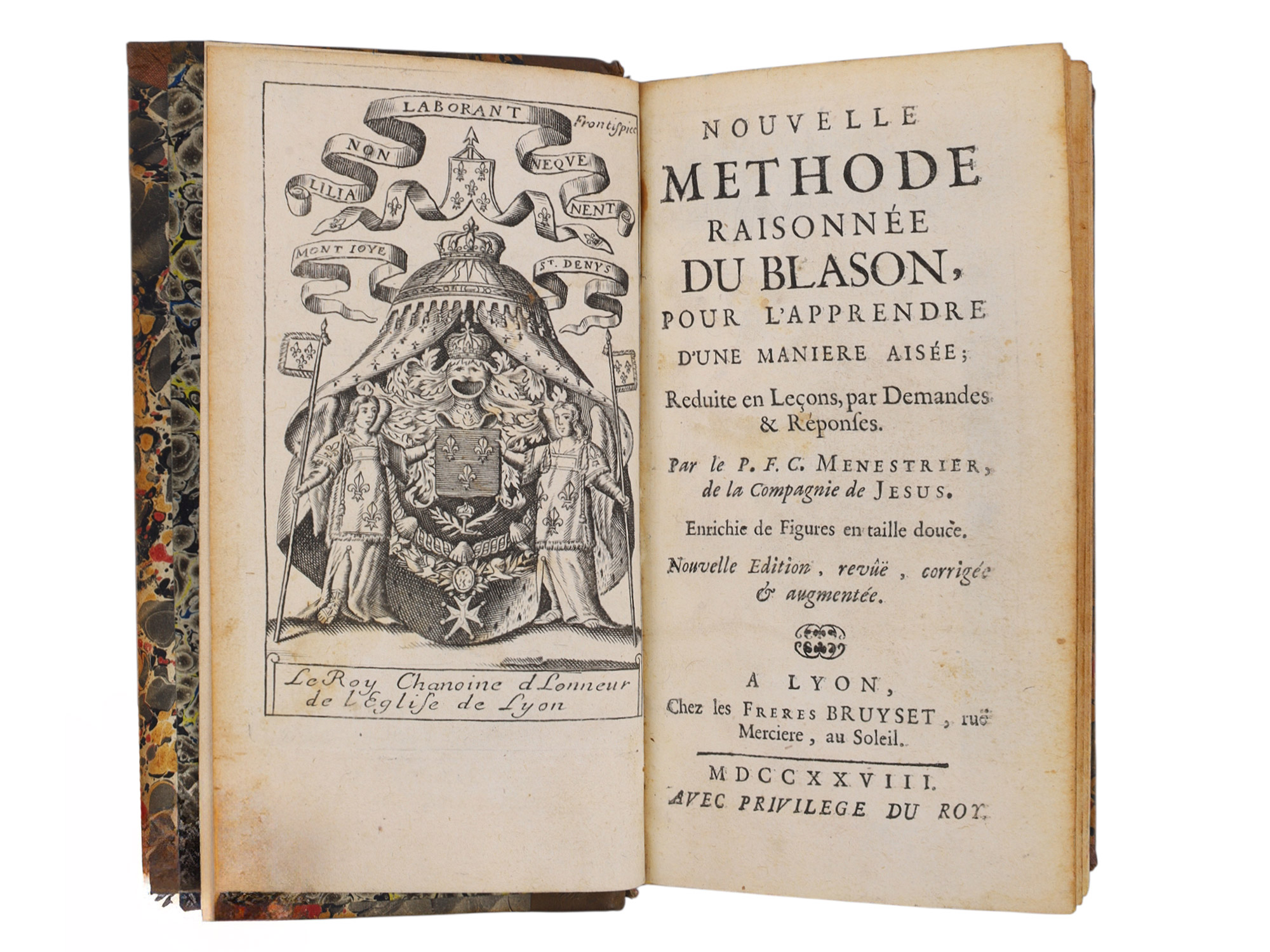 1728 NOUVELLE METHODE RAISONNEE DU BLASON