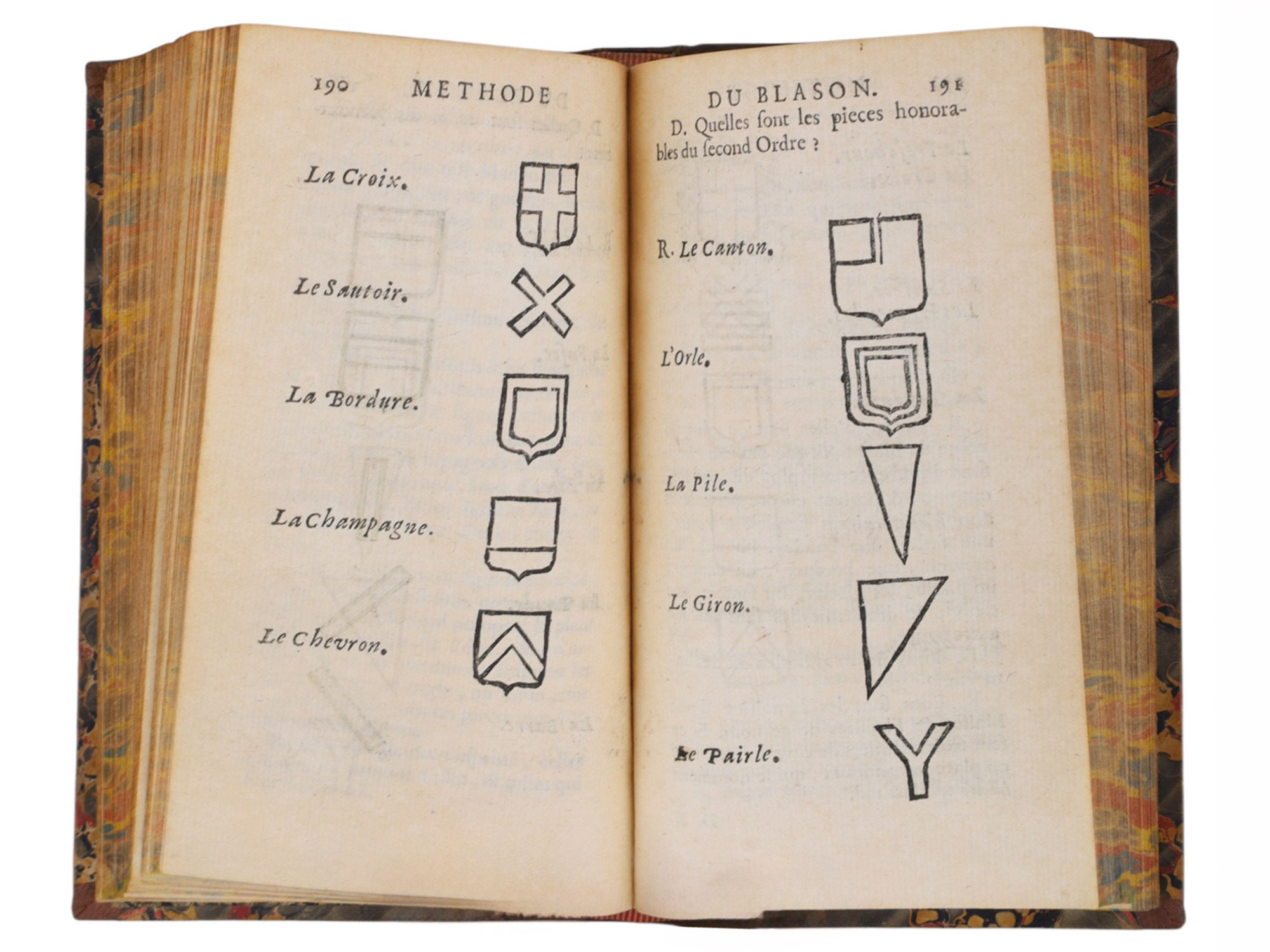 1728 NOUVELLE METHODE RAISONNEE DU BLASON