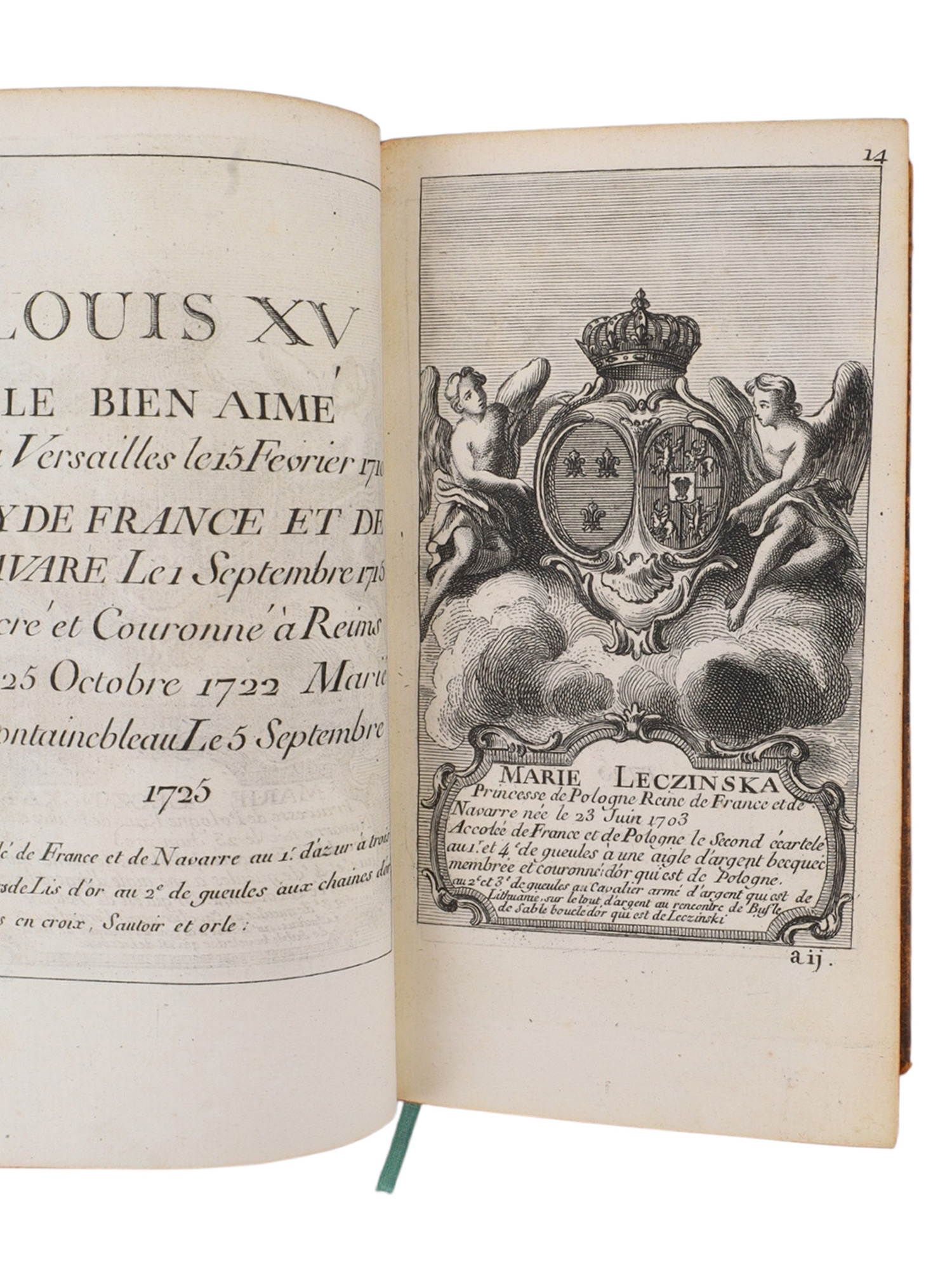 1757 ARMORIAL DES PRINCIPALES MAISONS ET FAMILLES DU ROYAUME, VOL 1