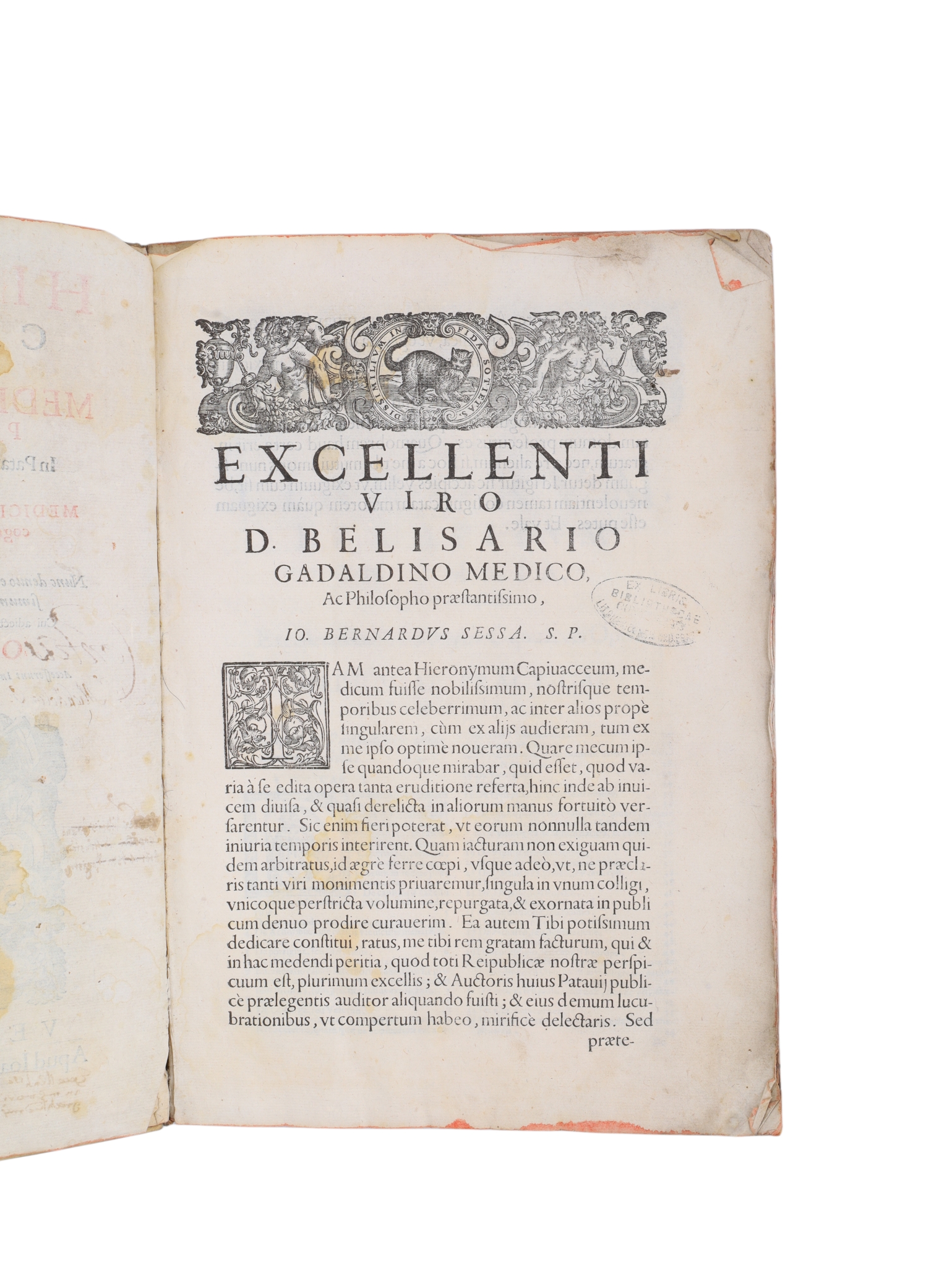 1597 GIROLAMO CAPIVACCIO, MEDICINA PRACTICA, SIVE METHODUS COGNOSCENDORUM