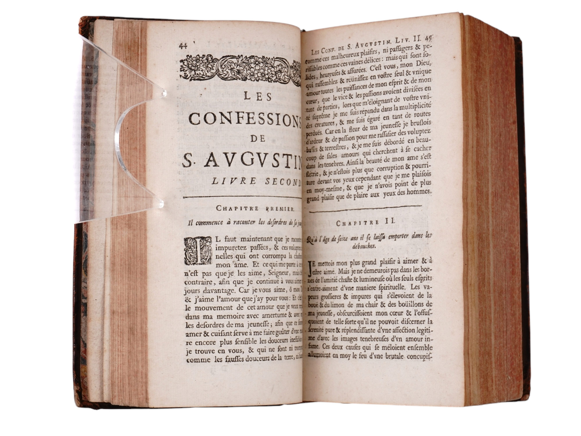 1671 CONFESSIONS OF ST. AUGUSTINE, ROBERT ARNAULD D'ANDILLY (1589-1674), FRENCH TRANSLATION