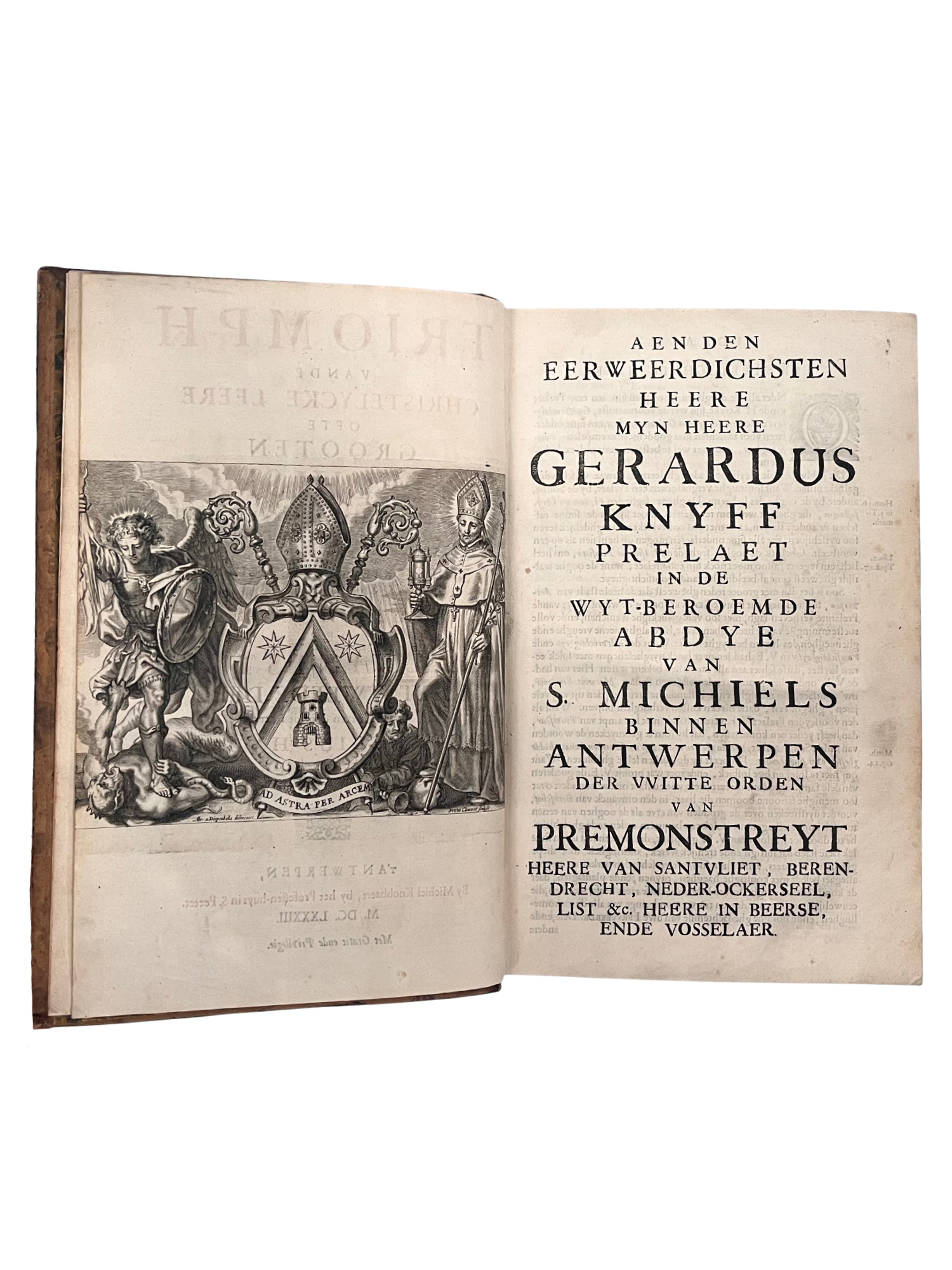 1683 1ST ED TRIOMPH VANDE CHRISTELYCKE LEERE OFTE GROOTEN CATECHISMUS, CATHOLIC POLEMIC, COUNTER-REFORMATION