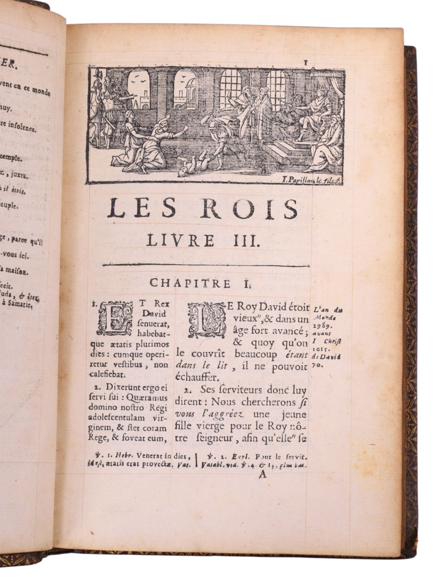 1684-1686 BOOKS OF KINGS, FRENCH TRANSLATION, LOUIS-ISAAC LEMAISTRE DE SACY, BIBLICAL COMMENTARY