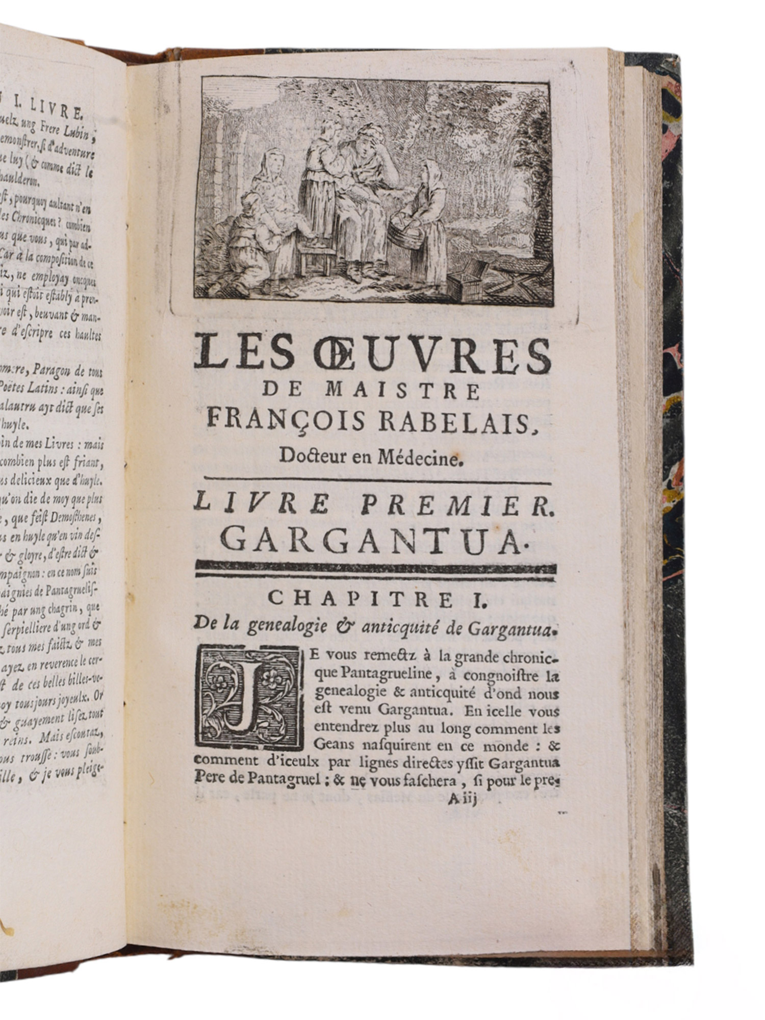 1789 LES OEUVRES DE MAITRE FRANCOIS RABELAIS, GARGANTUA AND PANTAGRUEL