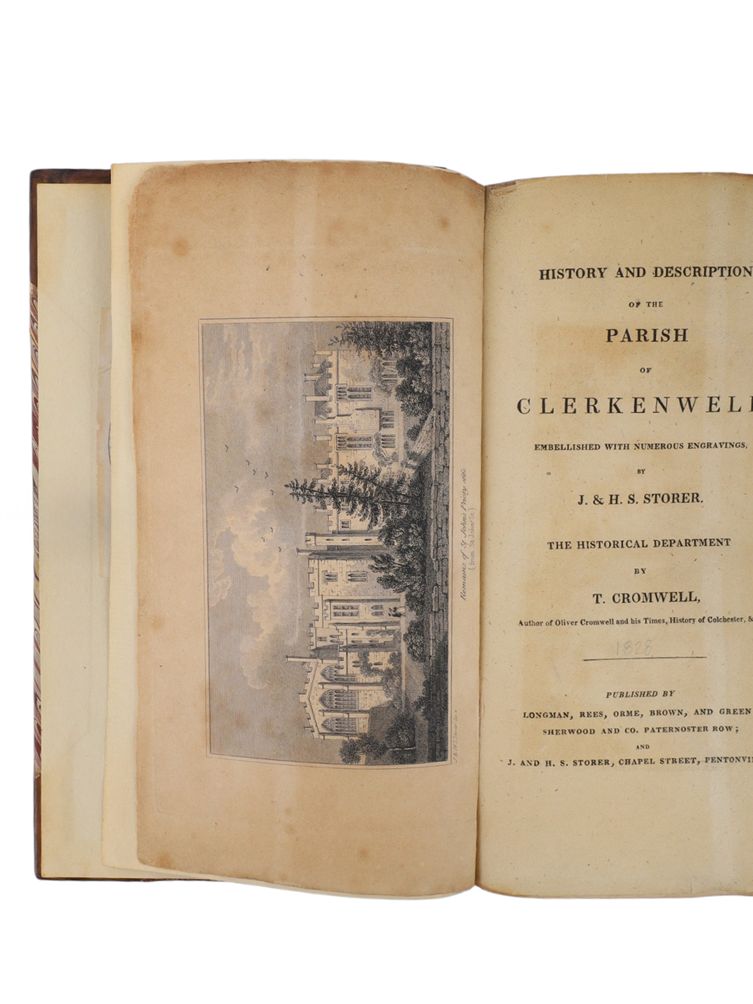 1828 CROMWELL'S HISTORY AND DESCRIPTION OF THE PARISH CLERKENWELL, ILLUSTRATED