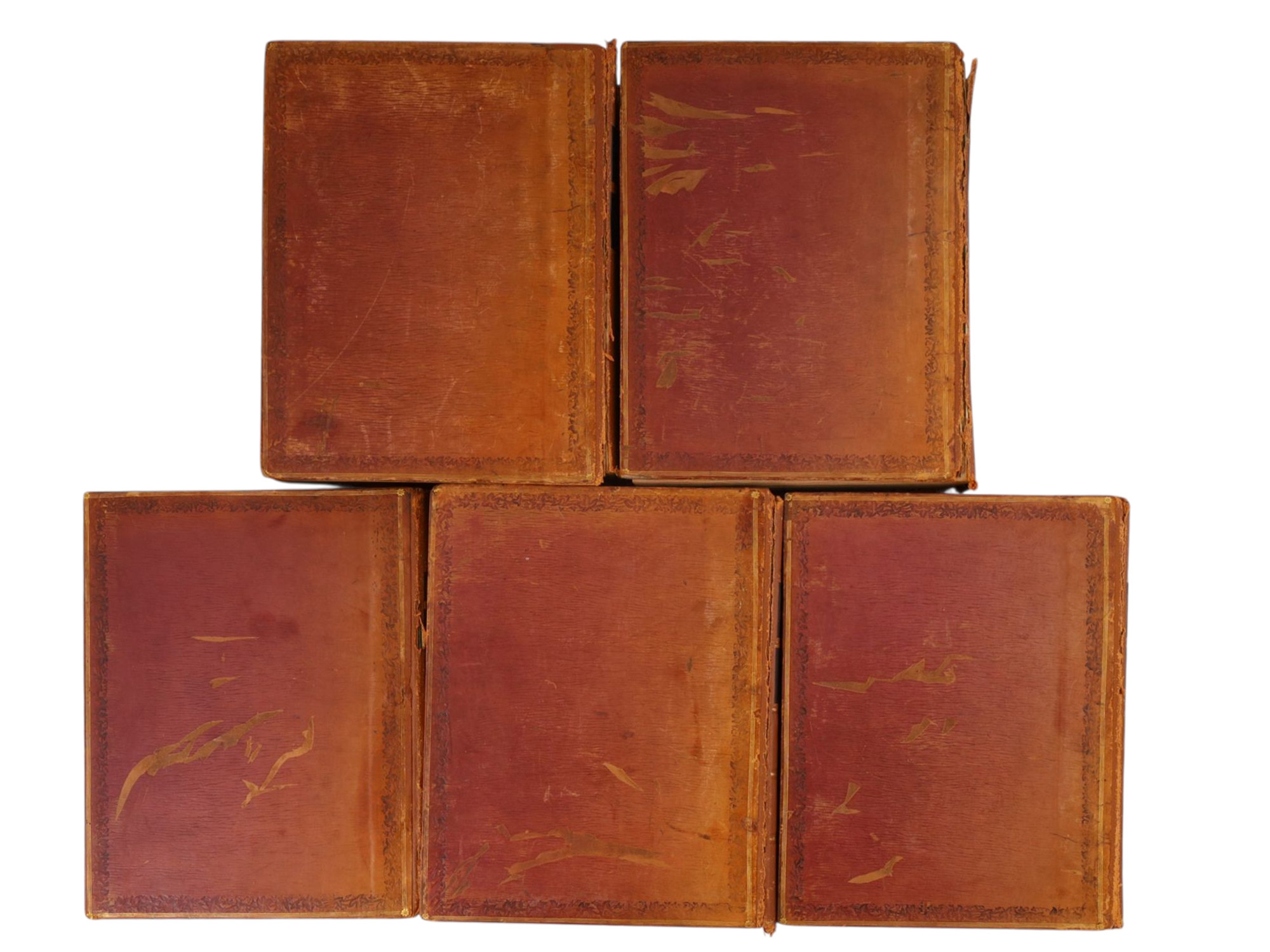1818 SAMUEL JOHNSON'S DICTIONARY, 5 VOLS, WEDGWOOD PROVENANCE