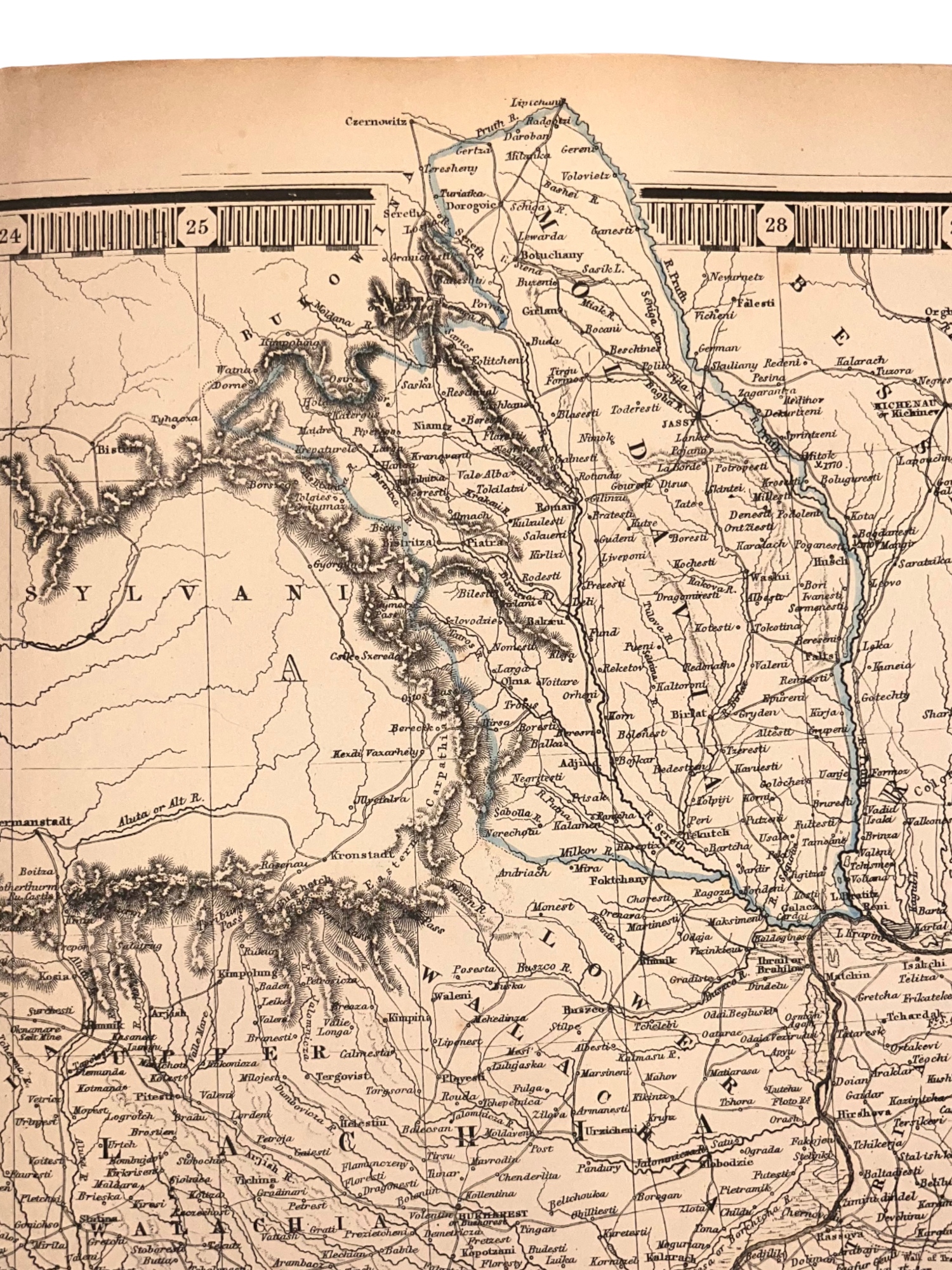 C. 1843 MAP, TURKEY IN EUROPE, ALEXANDER KEITH JOHNSTON, NATIONAL ATLAS