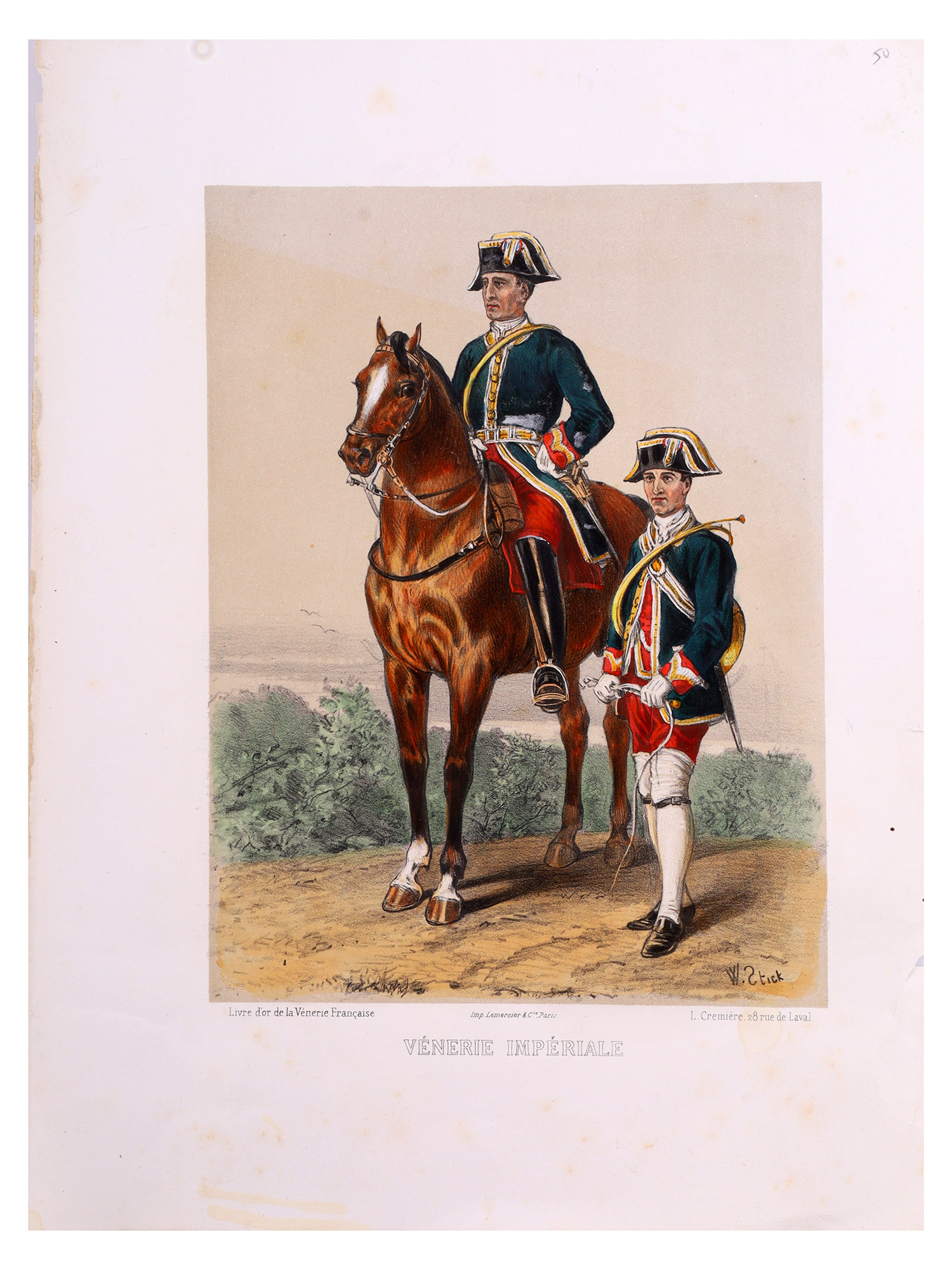 A LOT OF 3 FRENCH MILITARY LITHOGRAPHS DEPICTING SOLDIERS IN UNIFORM, FEBRUARY REVOLUTION, CRIMEAN WAR, VENERIE IMPERIALE, 19TH CEN.