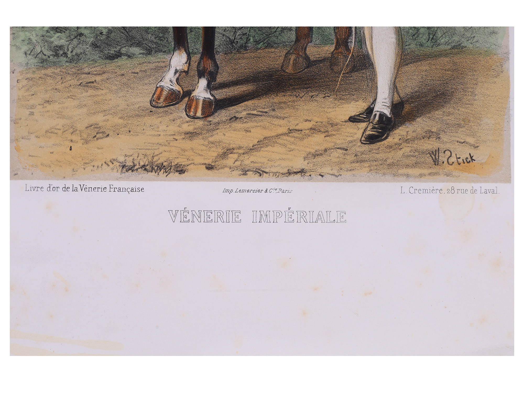 A LOT OF 3 FRENCH MILITARY LITHOGRAPHS DEPICTING SOLDIERS IN UNIFORM, FEBRUARY REVOLUTION, CRIMEAN WAR, VENERIE IMPERIALE, 19TH CEN.