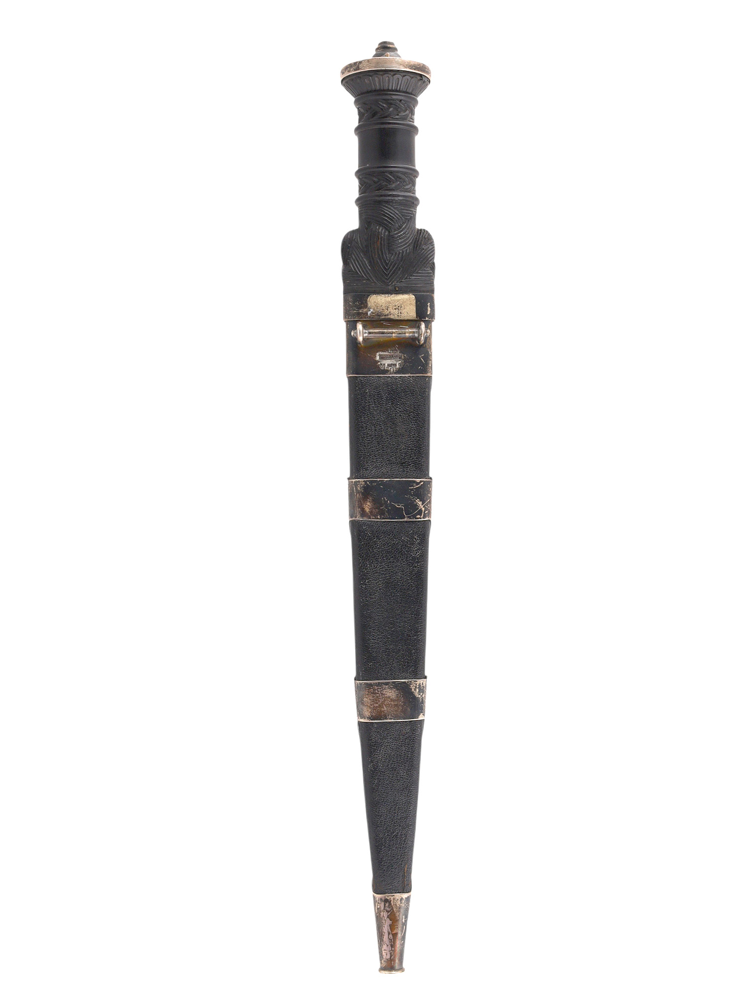 AN IMPORTANT SCOTTISH HIGHLAND DRESS DIRK WITH COMPANION KNIFE AND FORK BY WILSON & SHARP, EDINBURGH