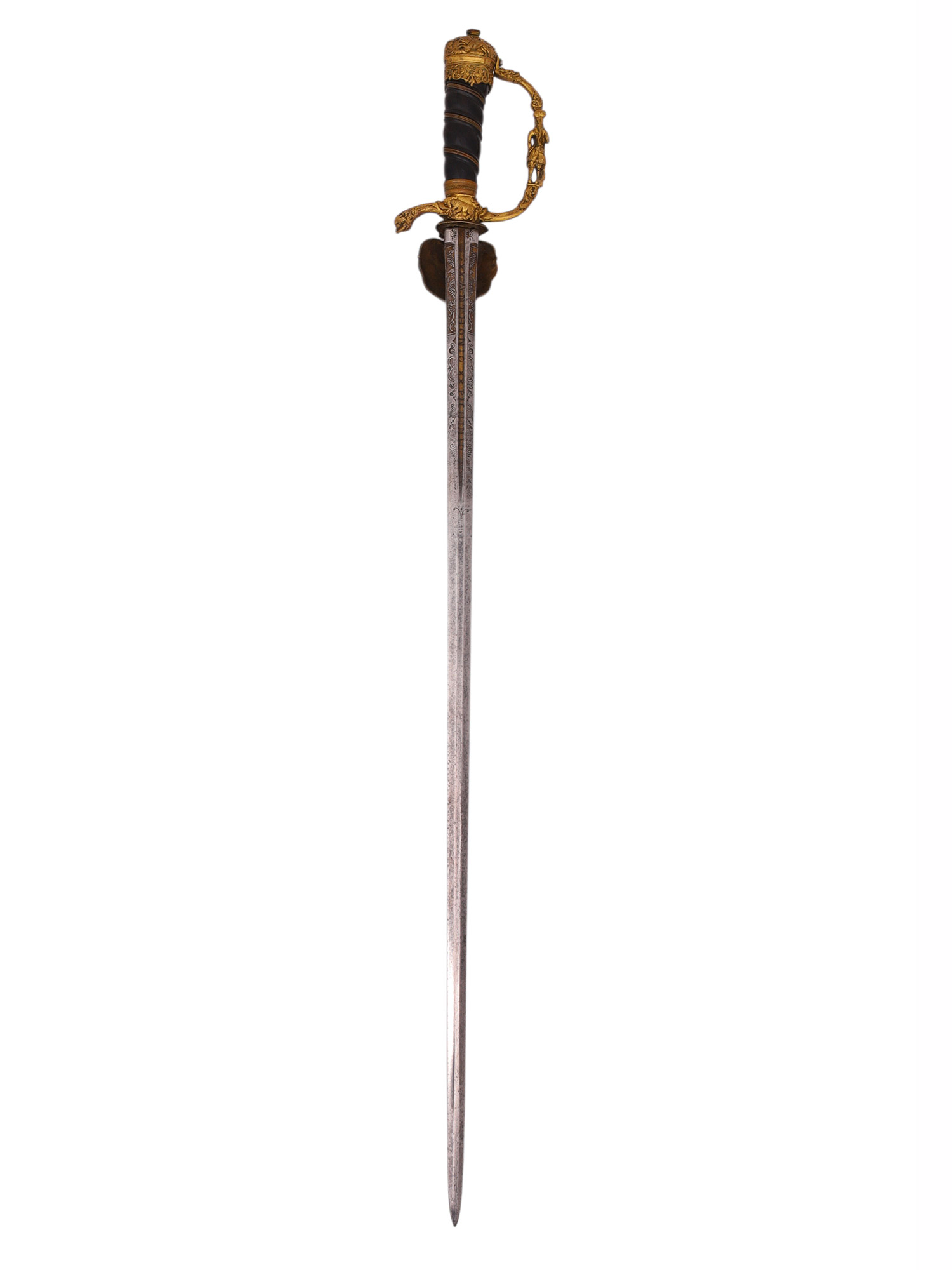 AN ITALIAN HUNTING SWORD, WORKSHOP OF ANTHONIO PICHINIO, 17/18TH CENTURY