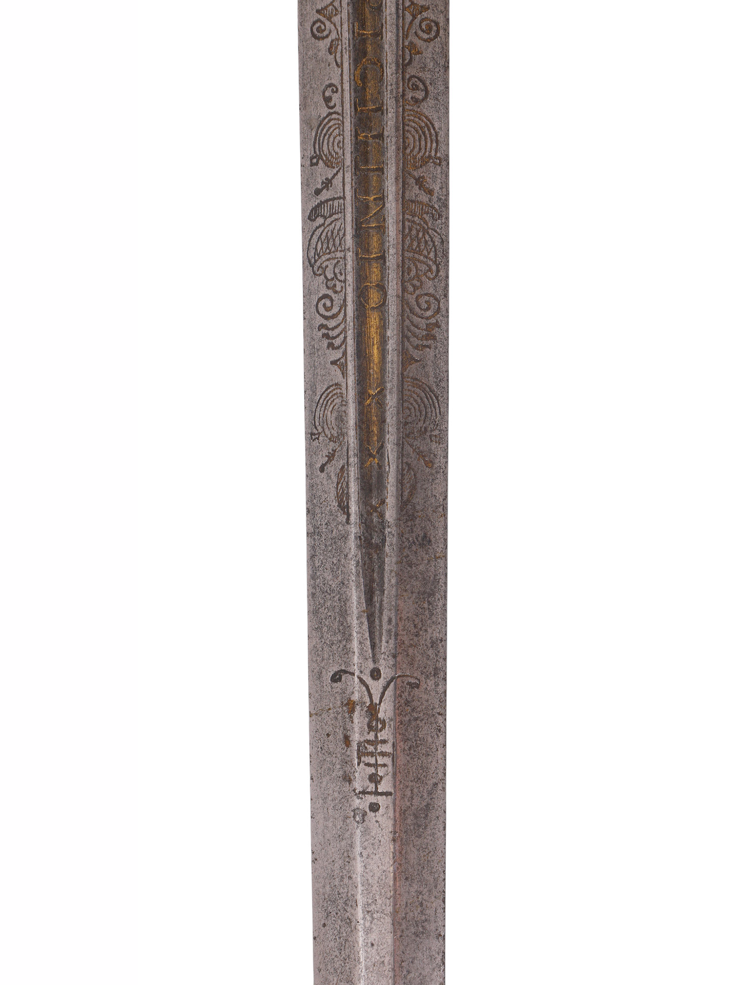 AN ITALIAN HUNTING SWORD, WORKSHOP OF ANTHONIO PICHINIO, 17/18TH CENTURY