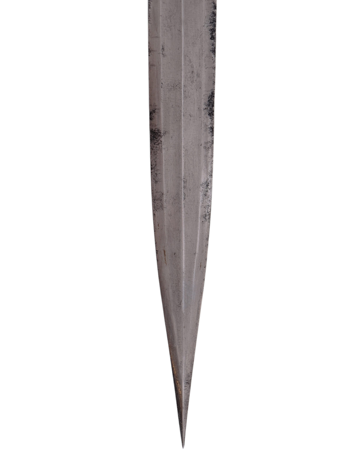 A CAUCASIAN SILVER MOUNTED KINDJAL DAGGER, 19TH/20TH CEN.
