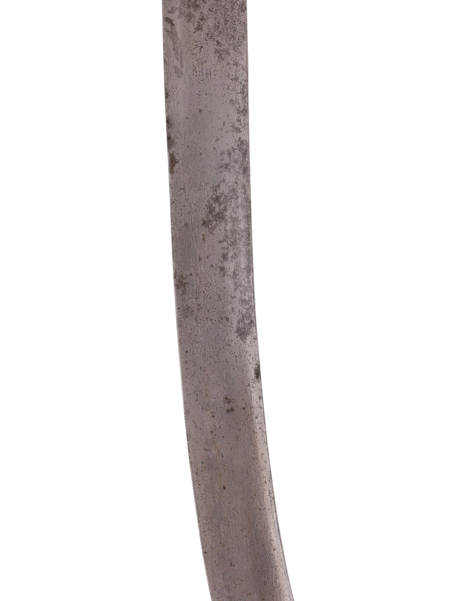 A LARGE OTTOMAN KILIJ SWORD WITH METAL-MOUNTED SCABBARD, 19TH CENTURY