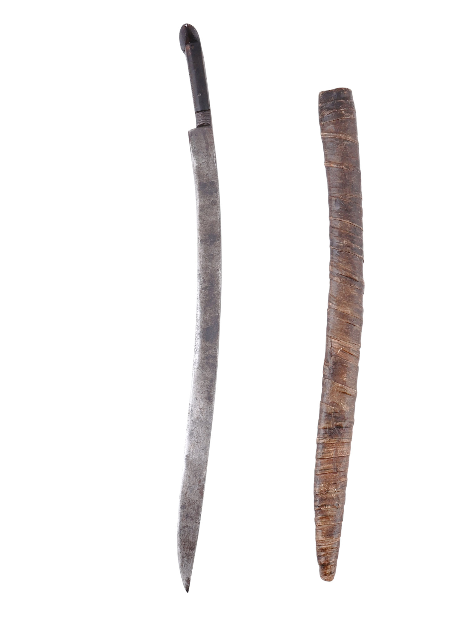 AN OTTOMAN TURKISH ZEYBEK YATAGHAN WITH CHASED PATTERNS, 19TH CEN.