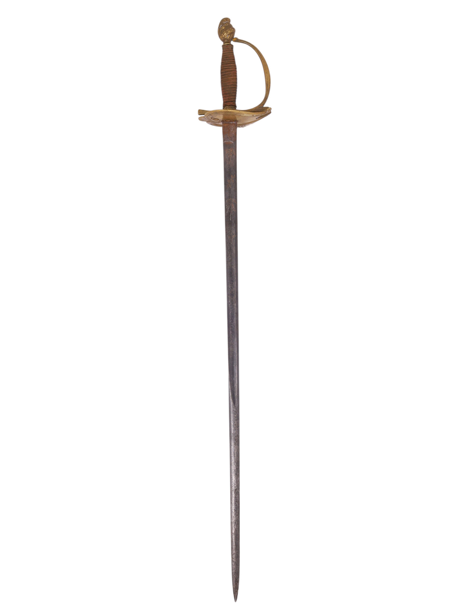 A EUROPEAN SMALLSWORD MARKED 'S.H.', 18TH CENTURY