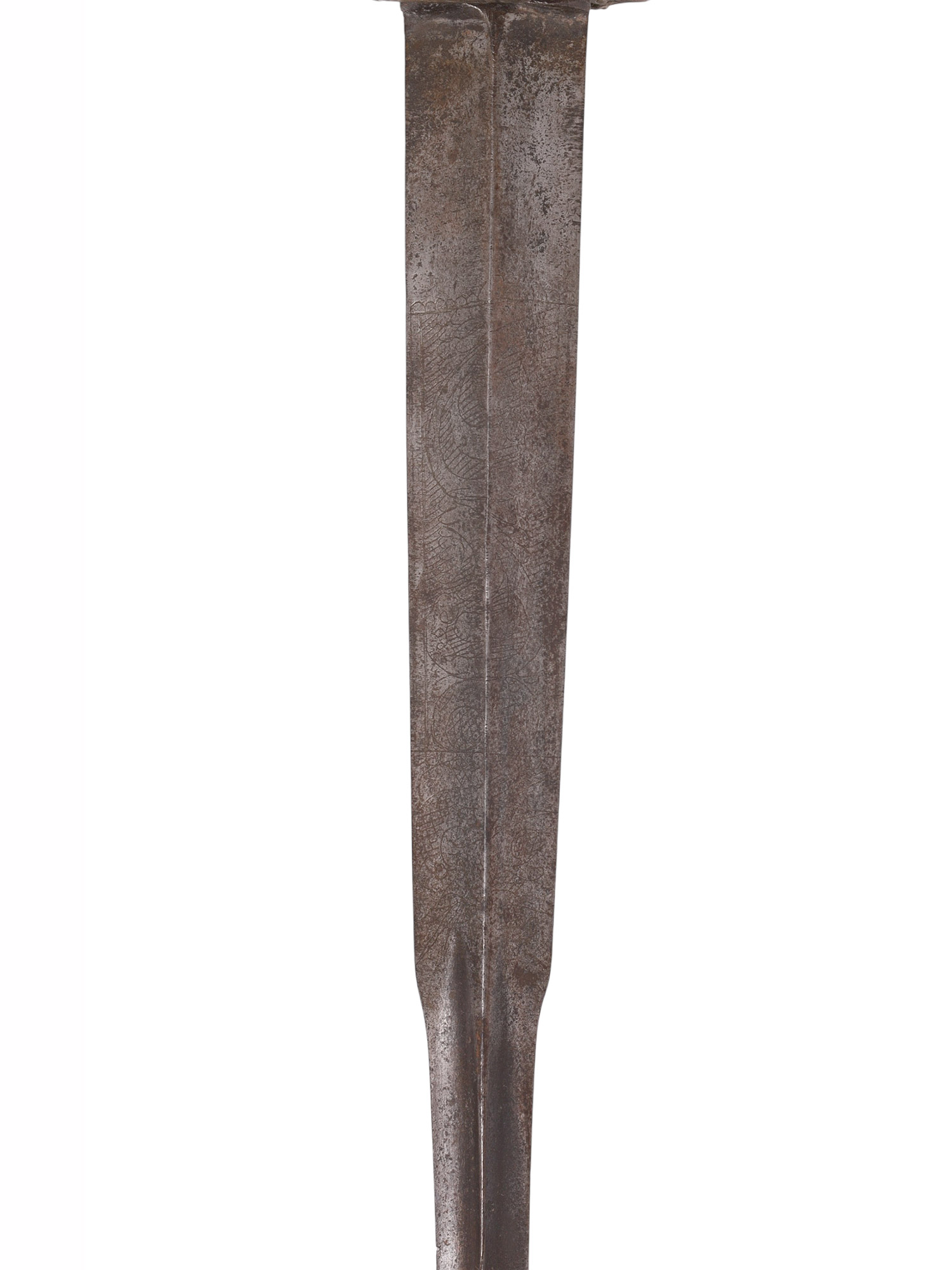 A COLICHEMARDE SMALLSWORD WITH CHASED HILT, 17TH / 18TH CENTURY