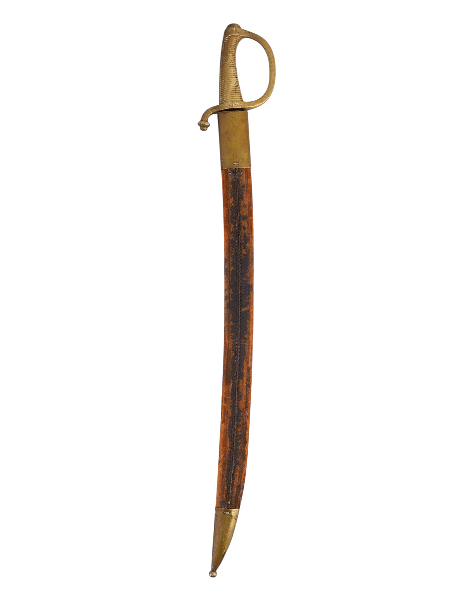 A FRENCH NAVAL BRIQUET SABRE, MARINE IMPERIALE, CIRCA 1800–1815