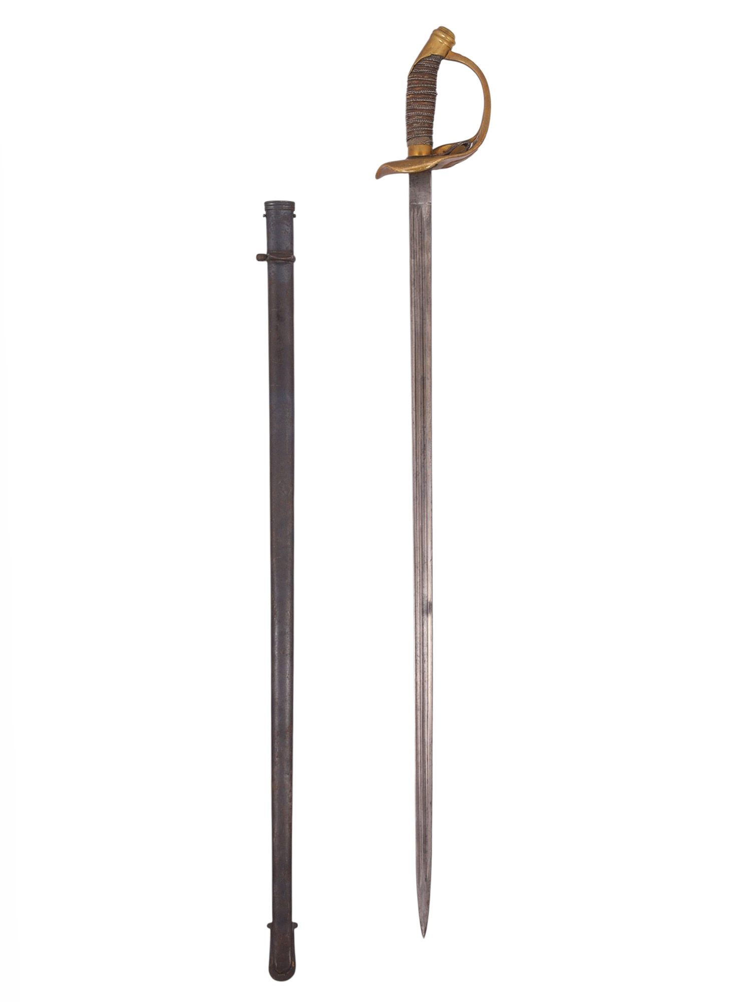 A PRUSSIAN M89 SWORD, DOUBLE REGIMENT MARKS, 50TH REG., ROBERT HERMES IN SOLINGEN