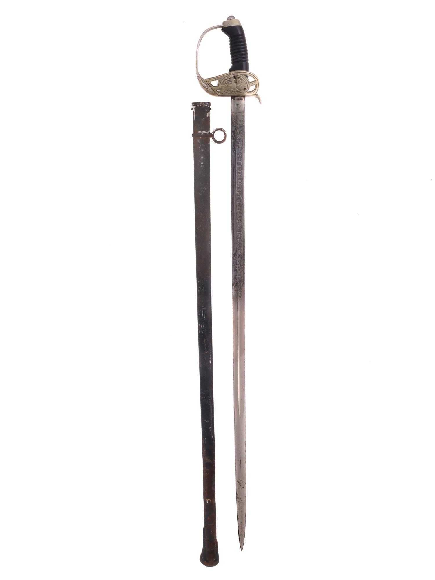 A PRUSSIAN M1889 CAVALRY OFFICER SWORD, NICHOLAS II UNIT, LATE 19TH CENTURY