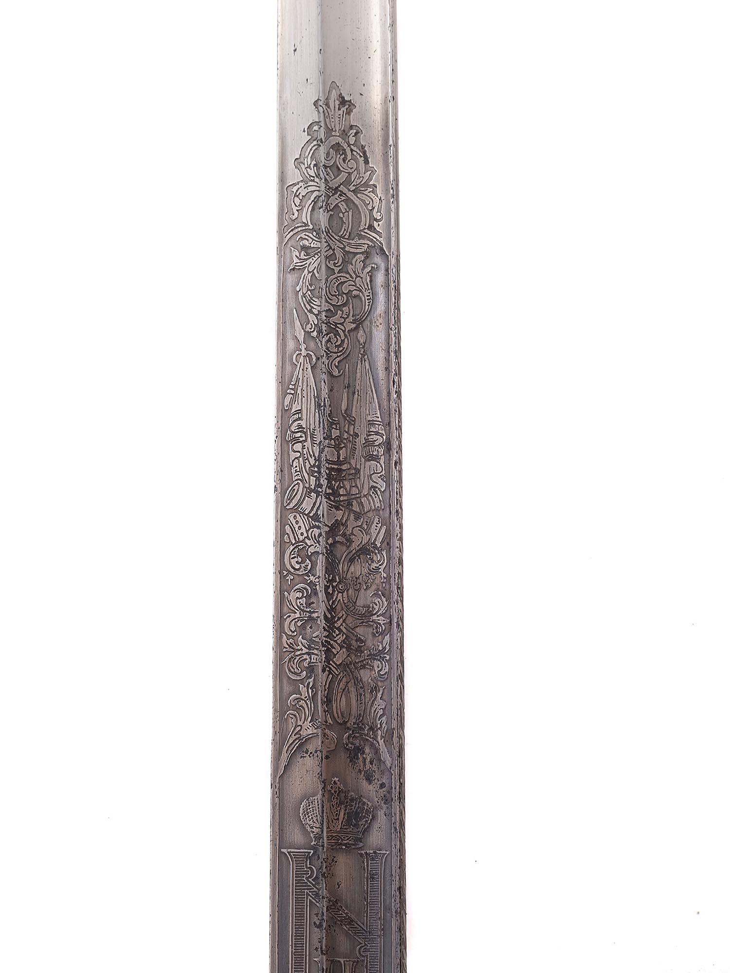 A PRUSSIAN M1889 CAVALRY OFFICER SWORD, NICHOLAS II UNIT, LATE 19TH CENTURY