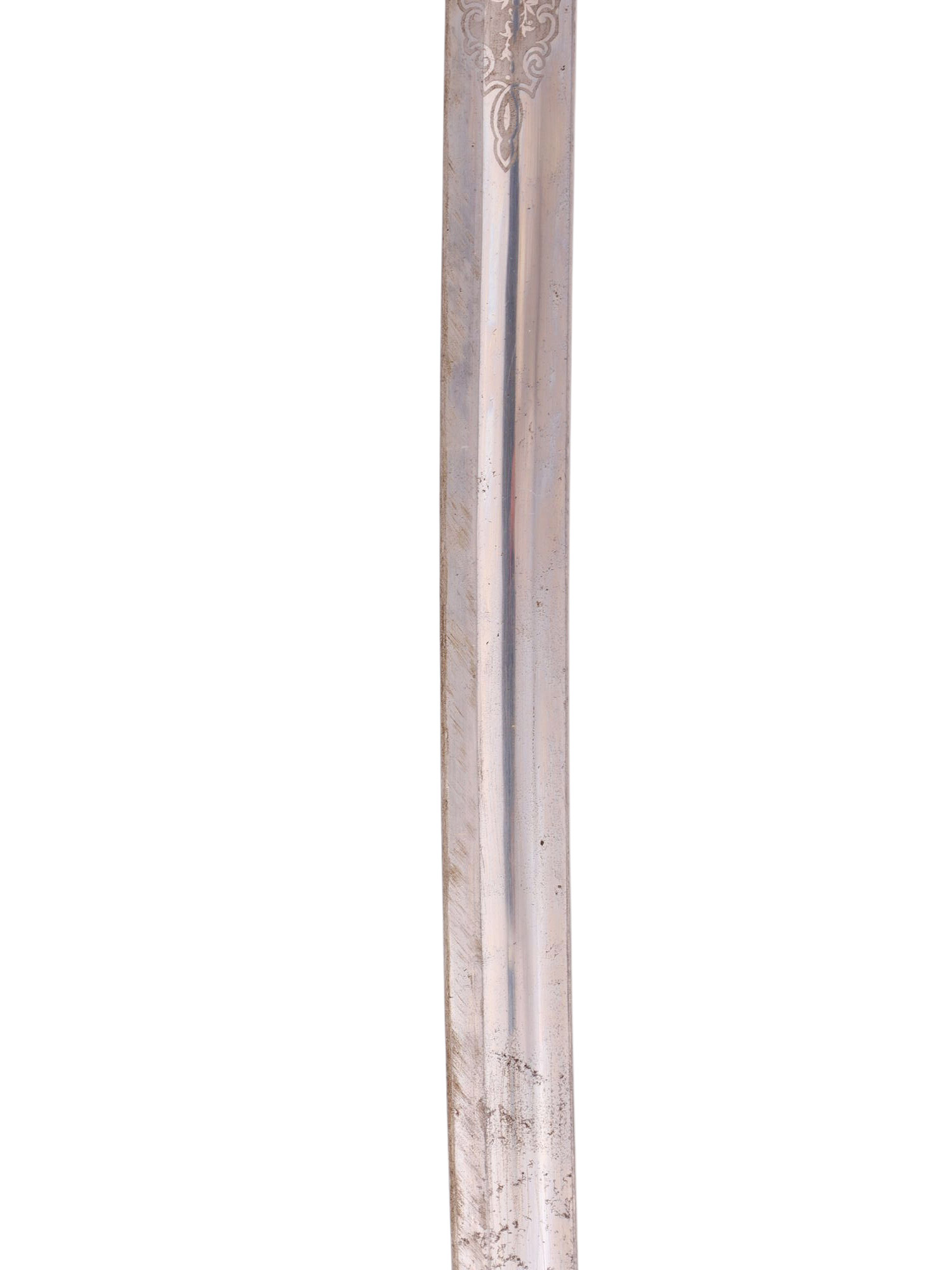 A GERMAN EMPIRE SOLINGEN ETCHED LION HEAD SABRE, CA. 1883-1918