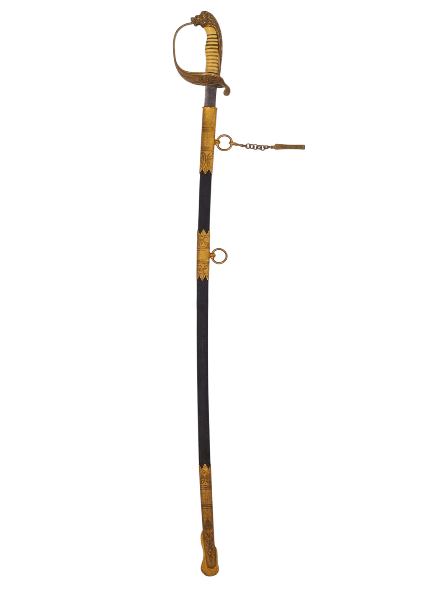 AN EXCEPTIONAL IMPERIAL GERMAN NAVAL OFFICER’S SWORD BELONGING TO OBERLEUTNANT ZUR SEE OTTO WALTER