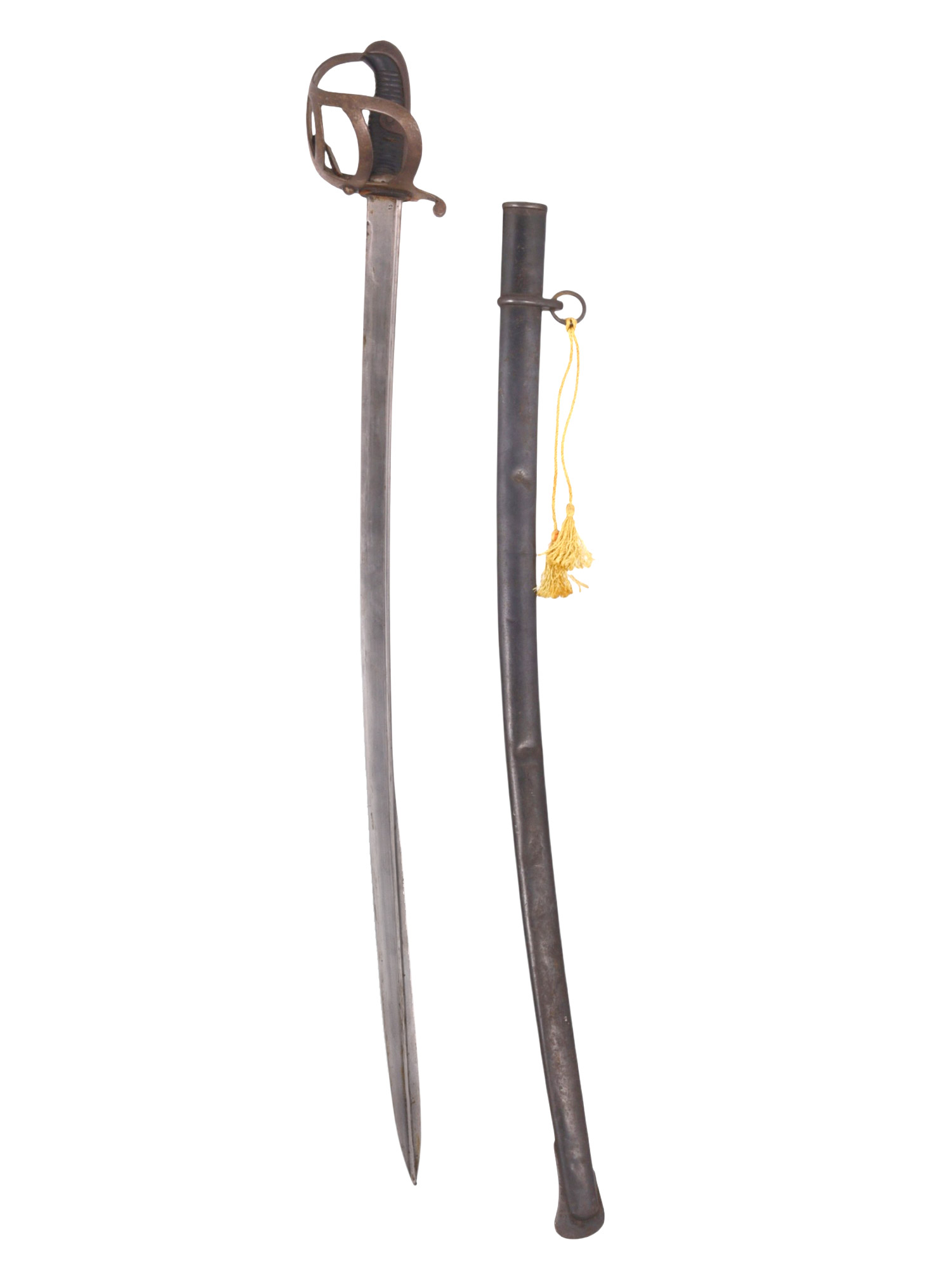 A MODEL 1852/79 PRUSSIAN CAVALRY SABRE WITH REGIMENTAL MARKS, 1885