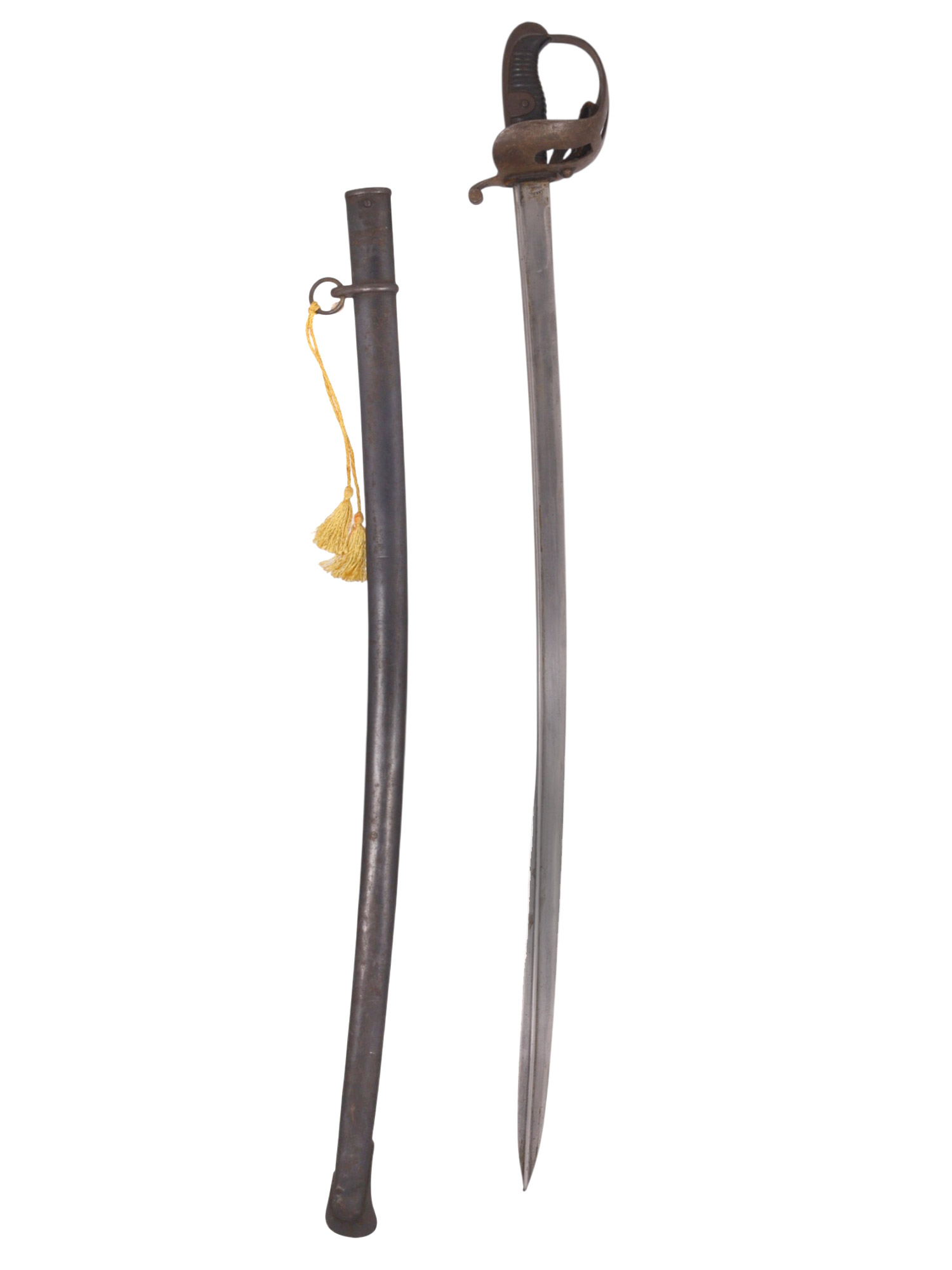A MODEL 1852/79 PRUSSIAN CAVALRY SABRE WITH REGIMENTAL MARKS, 1885