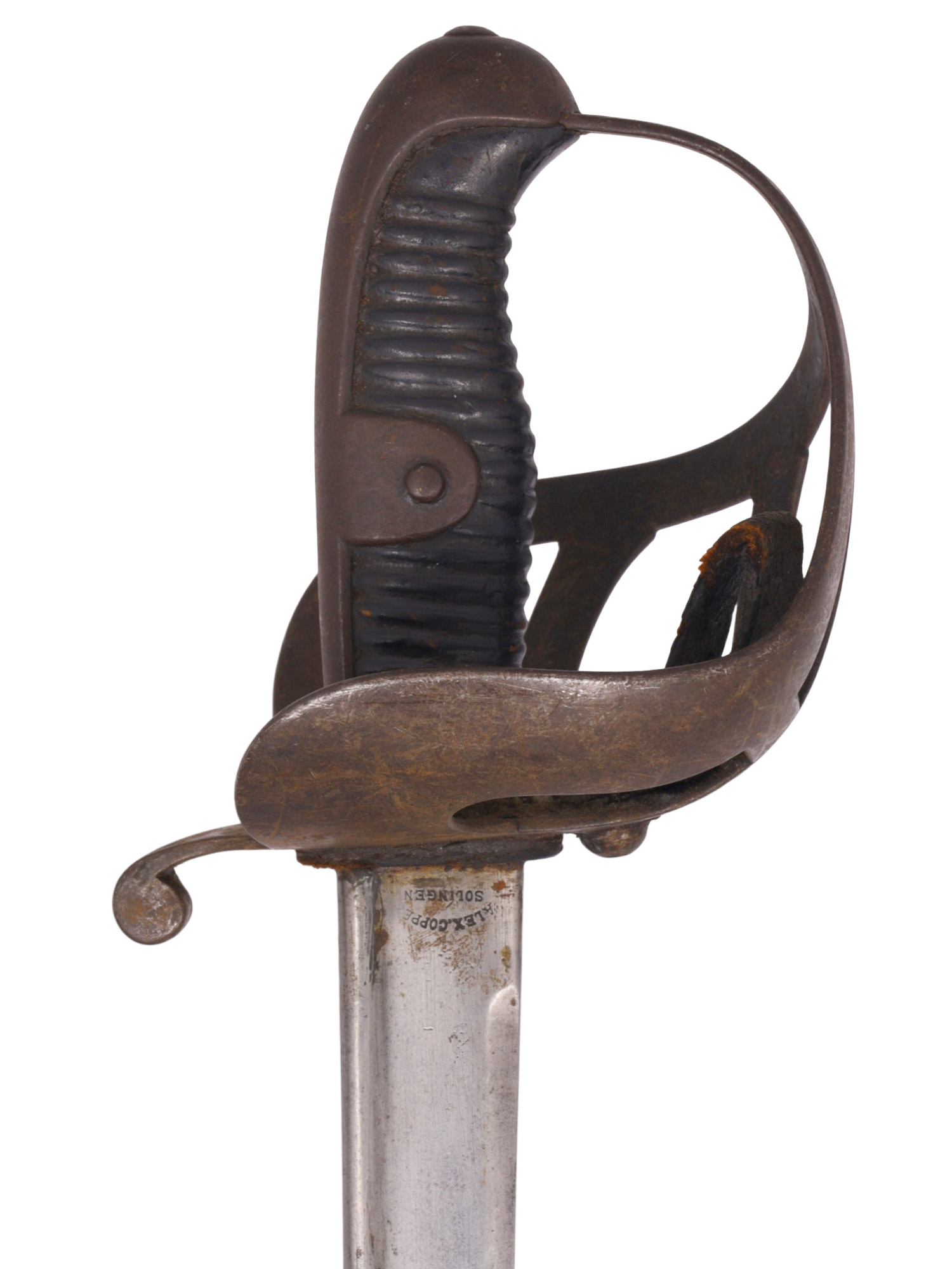 A MODEL 1852/79 PRUSSIAN CAVALRY SABRE WITH REGIMENTAL MARKS, 1885
