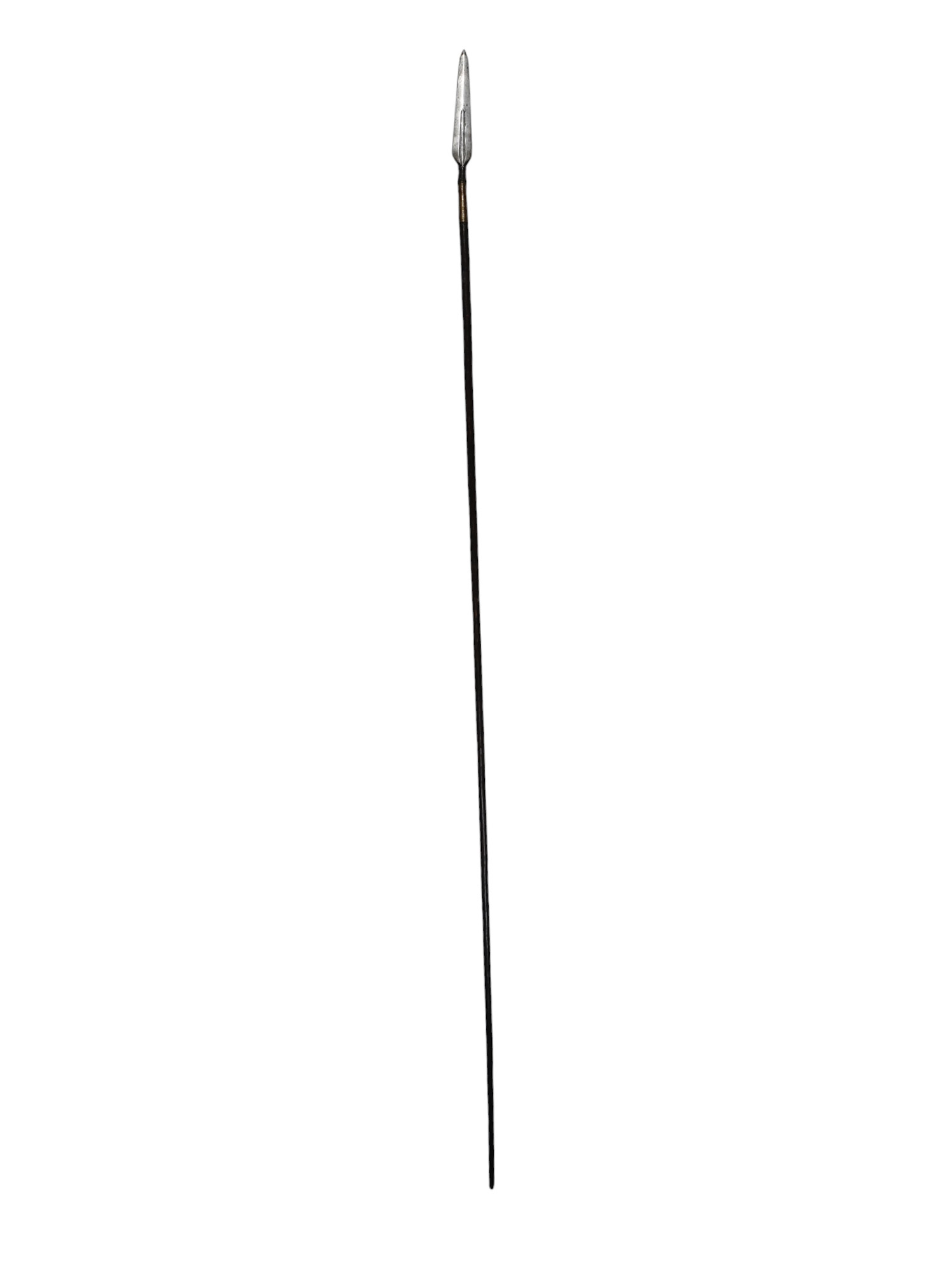 A MALAYSIAN OR PHILIPPINE SPEAR WITH INCISED DECORATION, 19 C.